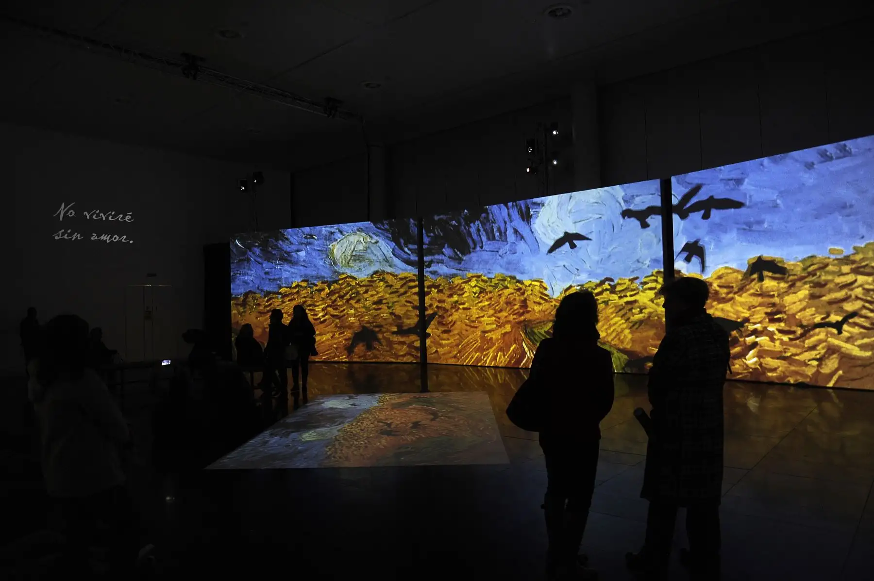 Exposición multimedia más visitada del mundo,"Van Gogh Alive - The Experience" en Sevilla. Foto: AFP