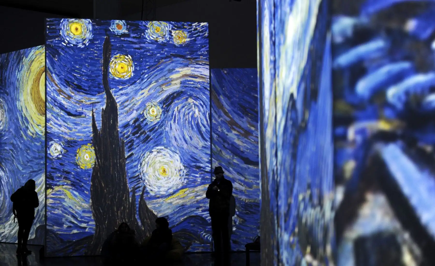 Exposición multimedia más visitada del mundo,"Van Gogh Alive - The Experience" en Sevilla. Foto: AFP