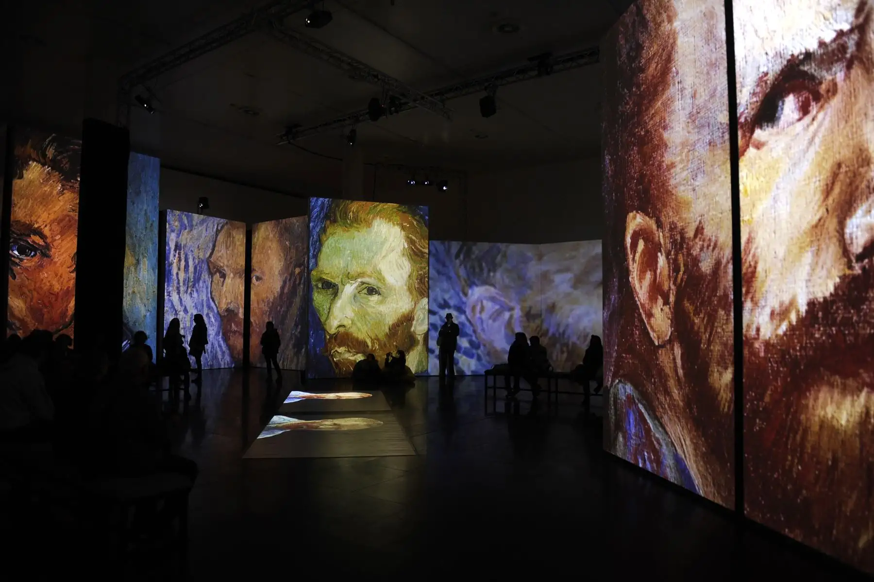 Exposición multimedia más visitada del mundo,"Van Gogh Alive - The Experience" en Sevilla. Foto: AFP