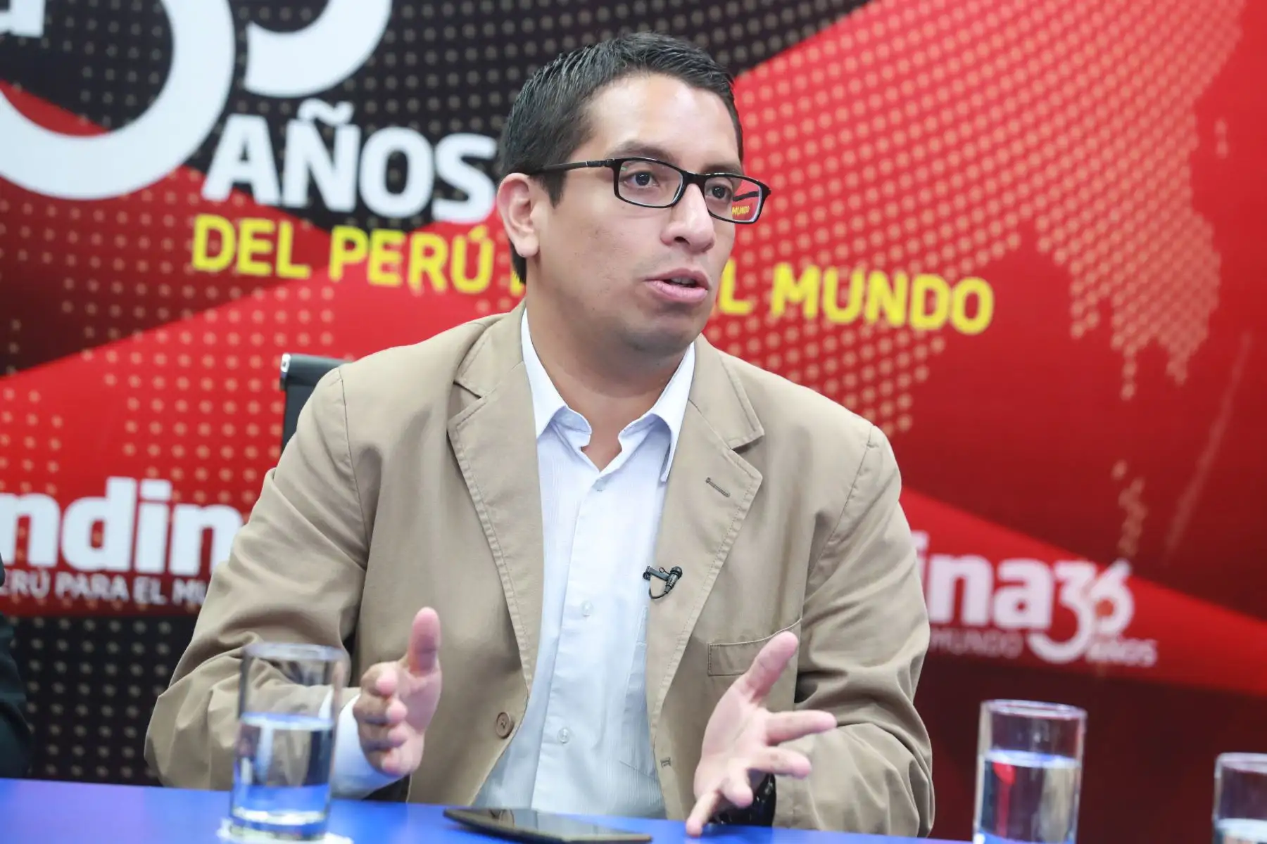 Abogado Andrés Calderón. ANDINA