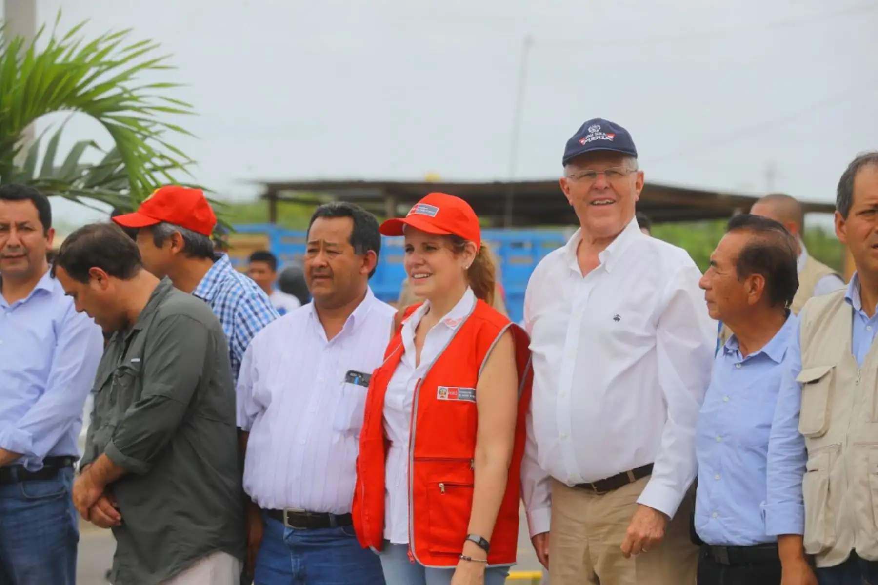 TUMBES PERÚ - FEBRERO 02. El Presidente de la República, Pedro Pablo Kuczynski, inaugura nuevo tramo del puente Héroes del Cenepa en la región Tumbes. Foto: ANDINA/Prensa Presidencia