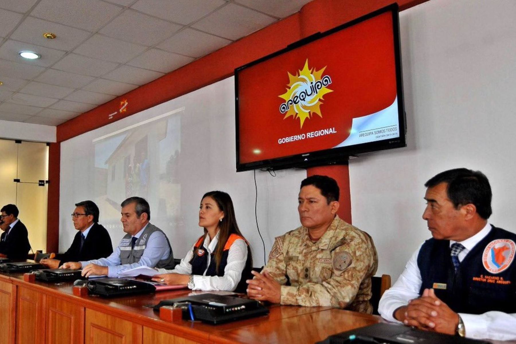 Plataforma de Defensa Civil de Arequipa se declaró en sesión permanente por sismos. ANDINA