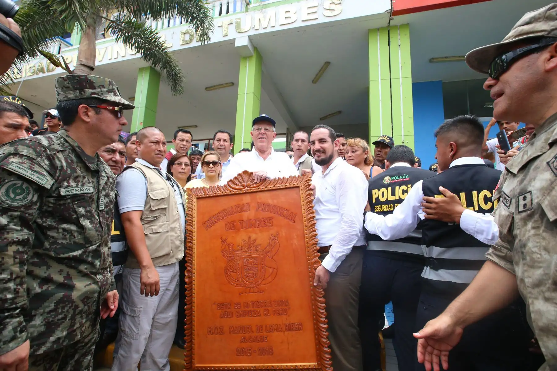 Mandatario participa en el inicio de obras de la Oficina Municipal para las Personas con Discapacidad (Omaped) en Tumbes. Foto: ANDINA/Prensa Presidencia