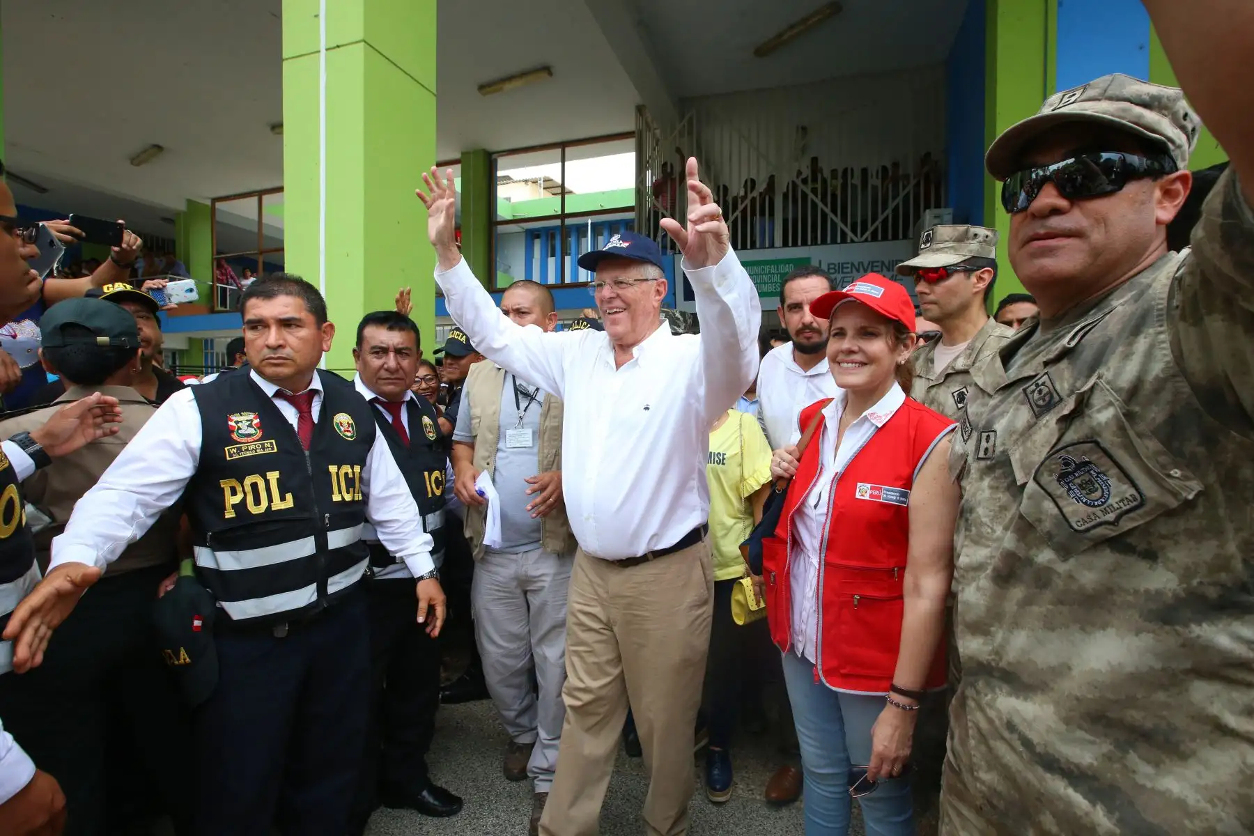 Mandatario participa en el inicio de obras de la Oficina Municipal para las Personas con Discapacidad (Omaped) en Tumbes. Foto: ANDINA/Prensa Presidencia