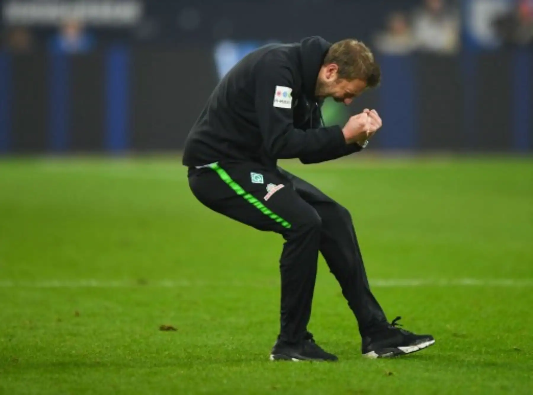 Partido de fútbol de la Bundesliga alemana Schalke 04 contra el Werder Bremen.Foto:AFP
