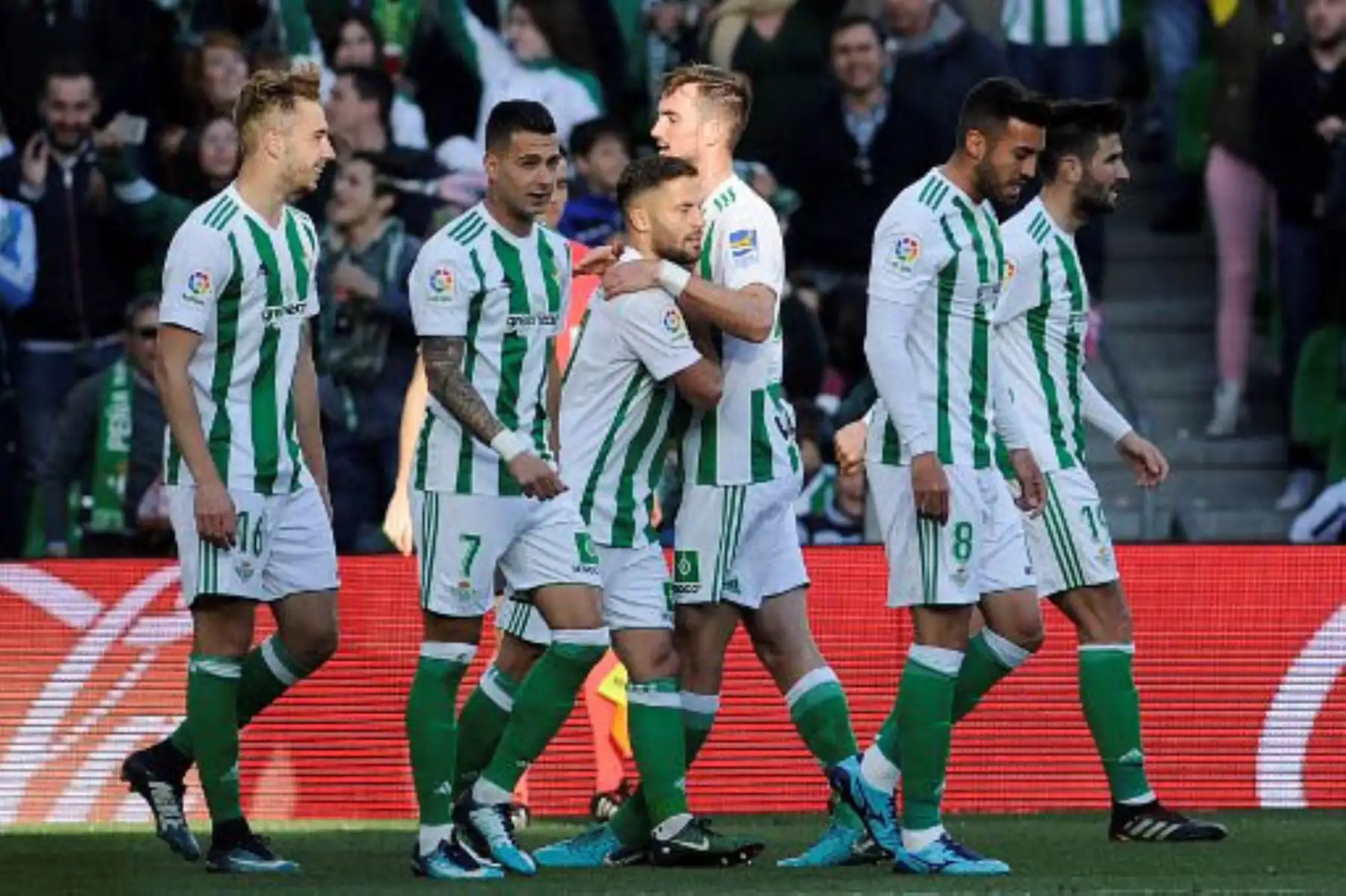Partido de fútbol de la liga española entre Real Betis y Villarreal CF en Sevilla.Foto:AFP
