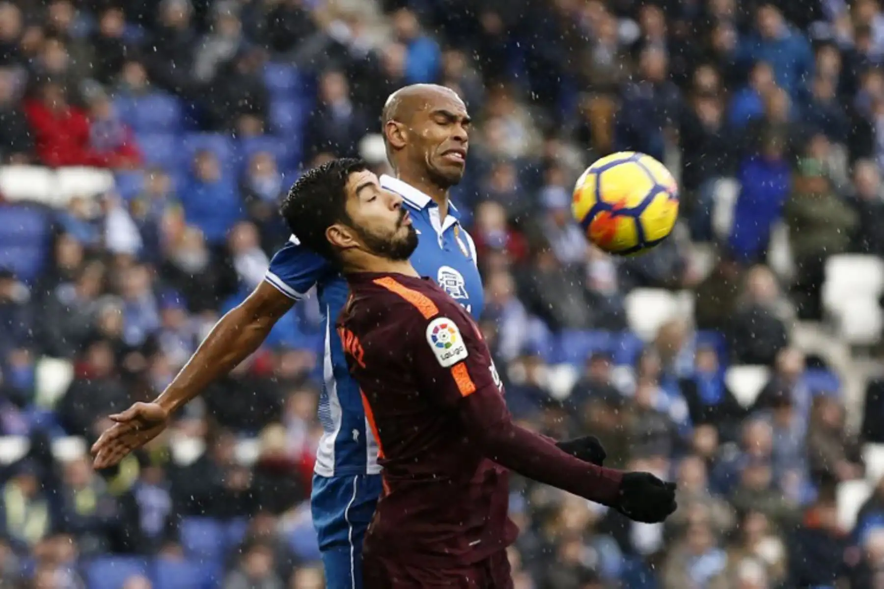 Partido de fútbol de la liga española entre RCD Espanyol y FC Barcelona.Foto: AFP