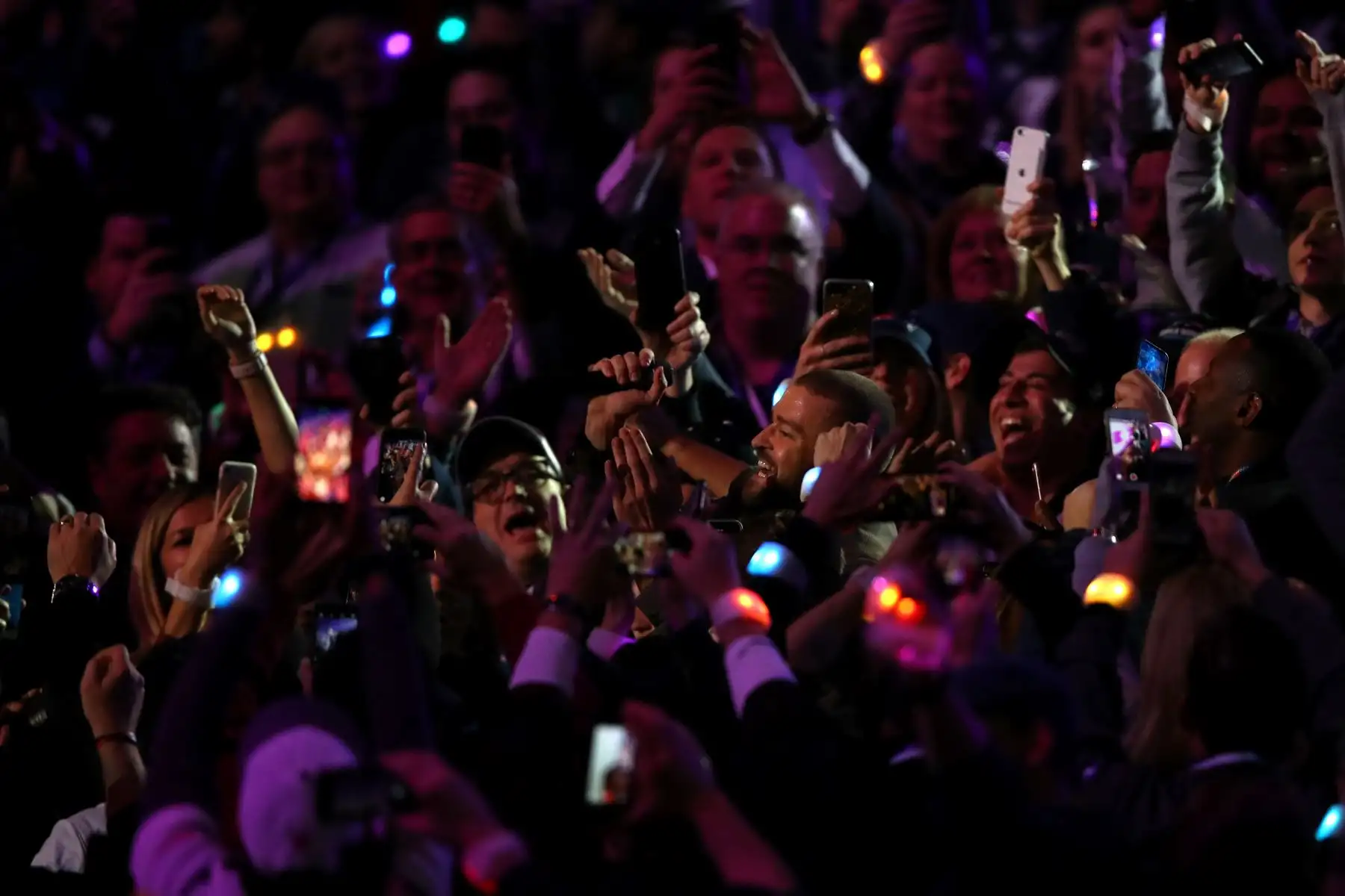 El espectacular show de Justin Timberlake en el Super Bowl. Foto: AFP