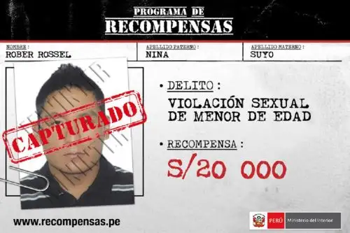 Nina Suyo tenía una orden de captura vigente desde el año 2013, solicitado por el Juzgado de Investigación Preparatoria de Cerro Colorado,