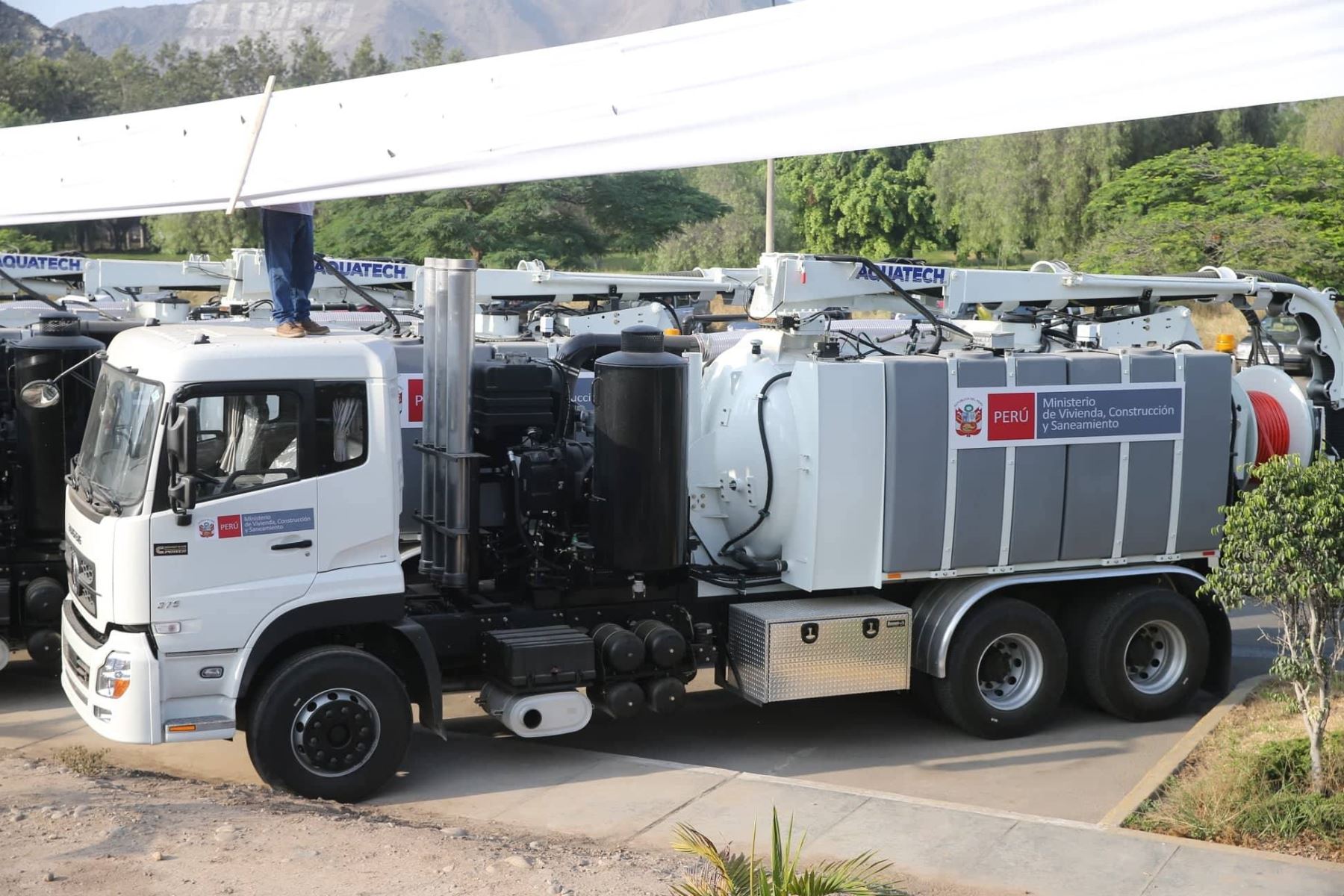 La adquisición de camiones hidrojet permitirán drenar el agua de las lluvias empozadas en zonas urbanas. ANDINA/Norman Córdova