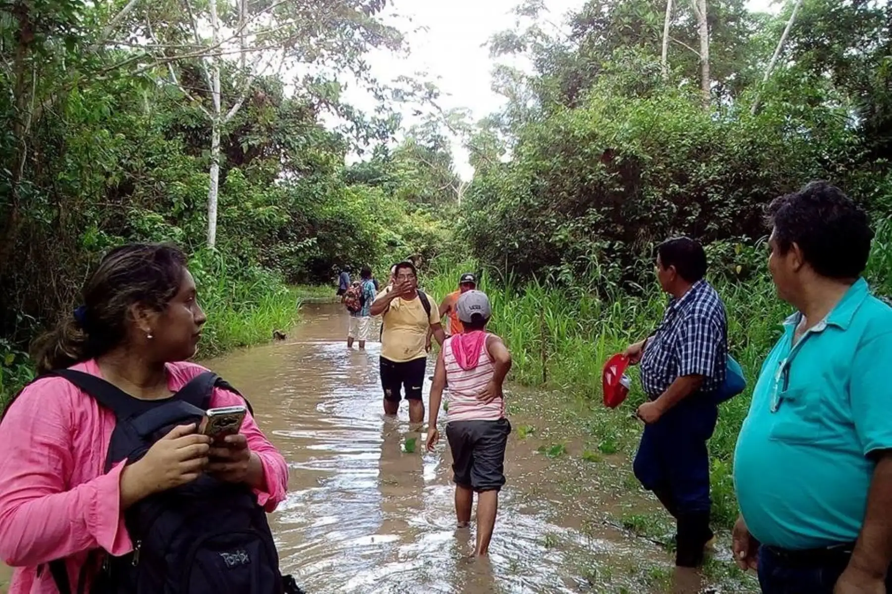 Más de 50 viviendas inundadas por lluvias intensas en provincia de Picota, San Martín. ANDINA