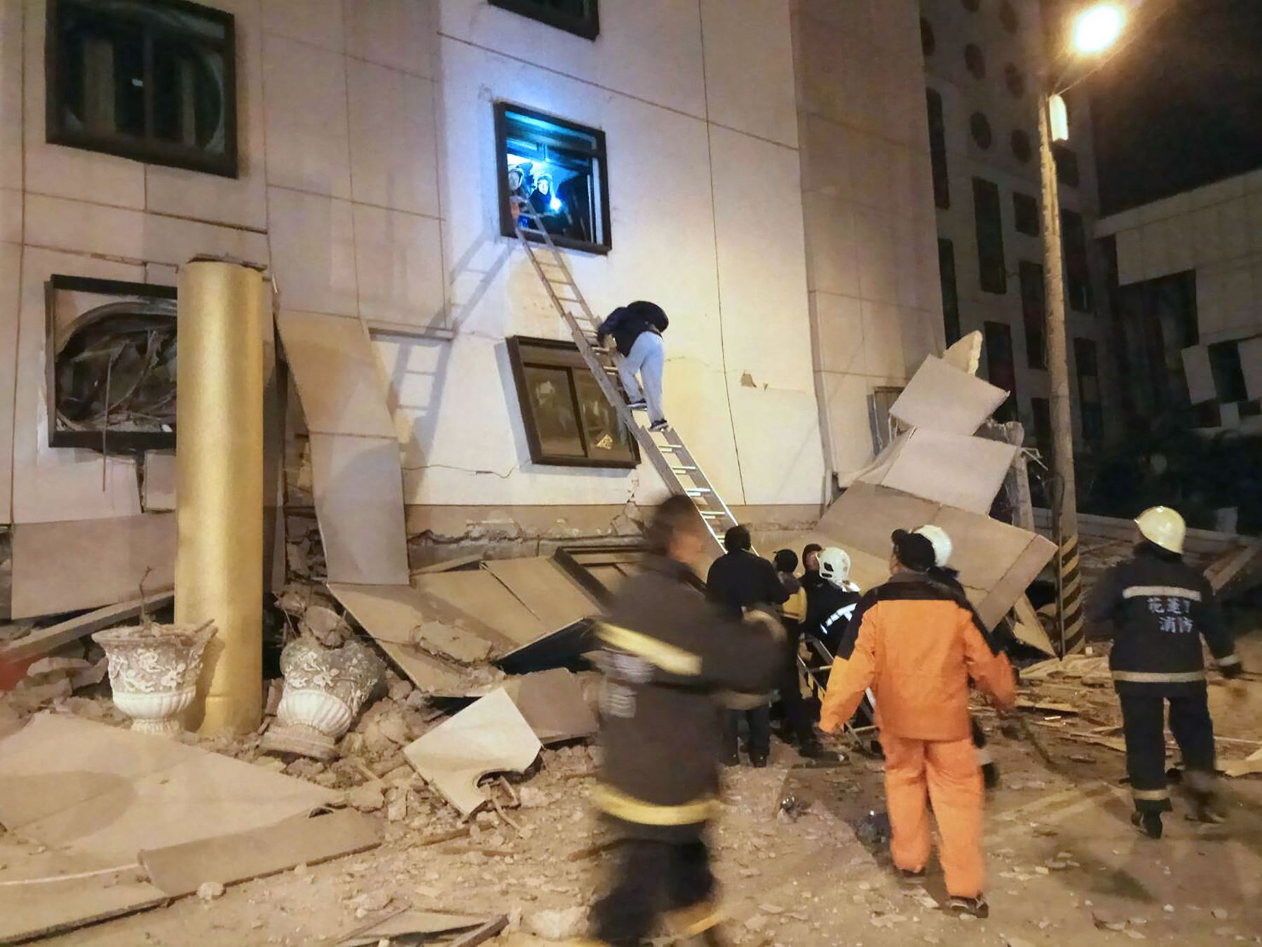 Terremoto en Taiwán. Foto: AFP