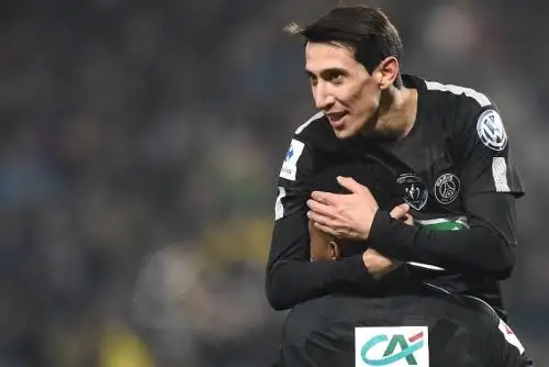 Di María anotó tres goles en el triunfo del PSG