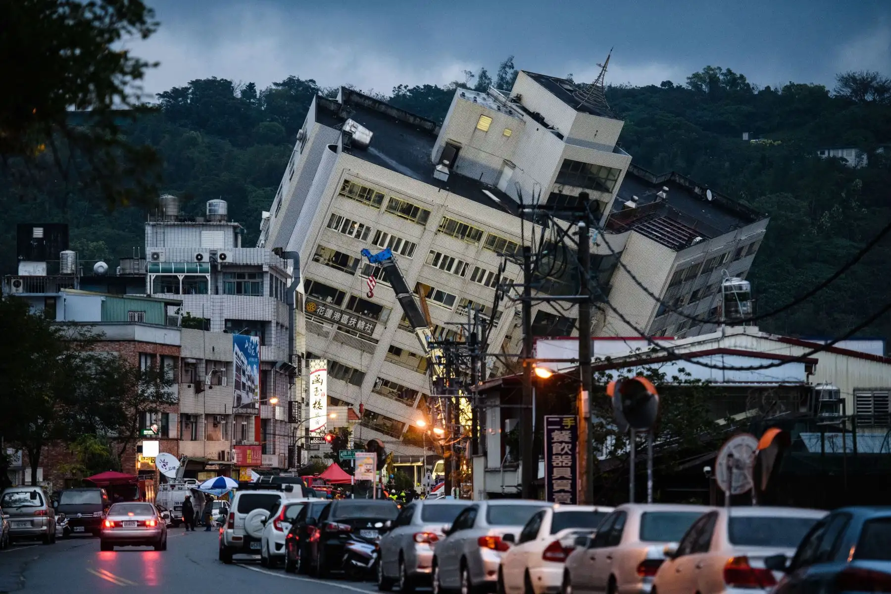 Un terremoto de 6,4 en Taiwán deja al menos seis muertos y más de 200 heridos. Foto: AFP