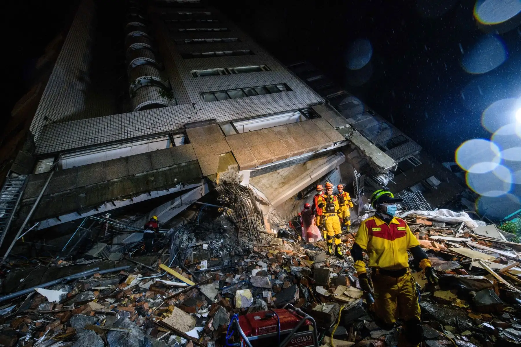 Un terremoto de 6,4 en Taiwán deja al menos seis muertos y más de 200 heridos. Foto: AFP