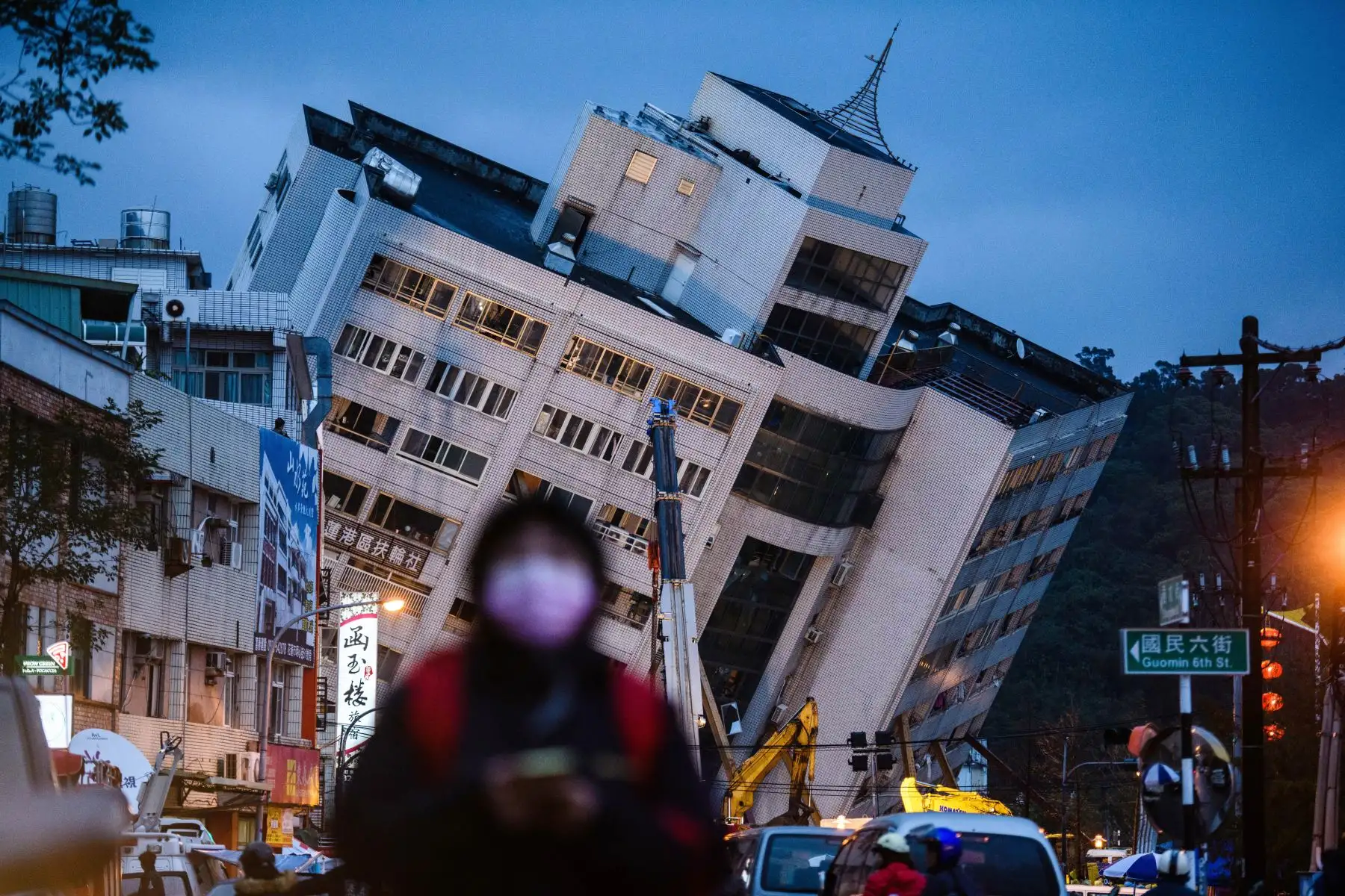 Un terremoto de 6,4 en Taiwán deja al menos seis muertos y más de 200 heridos. Foto: AFP