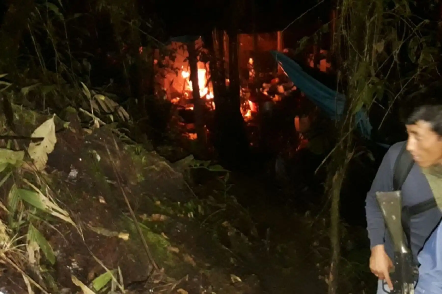 Laboratorio fue ubicado en la localidad de Ccorichayocc, distrito de Kimbiri, provincia cusqueña de La Convención.