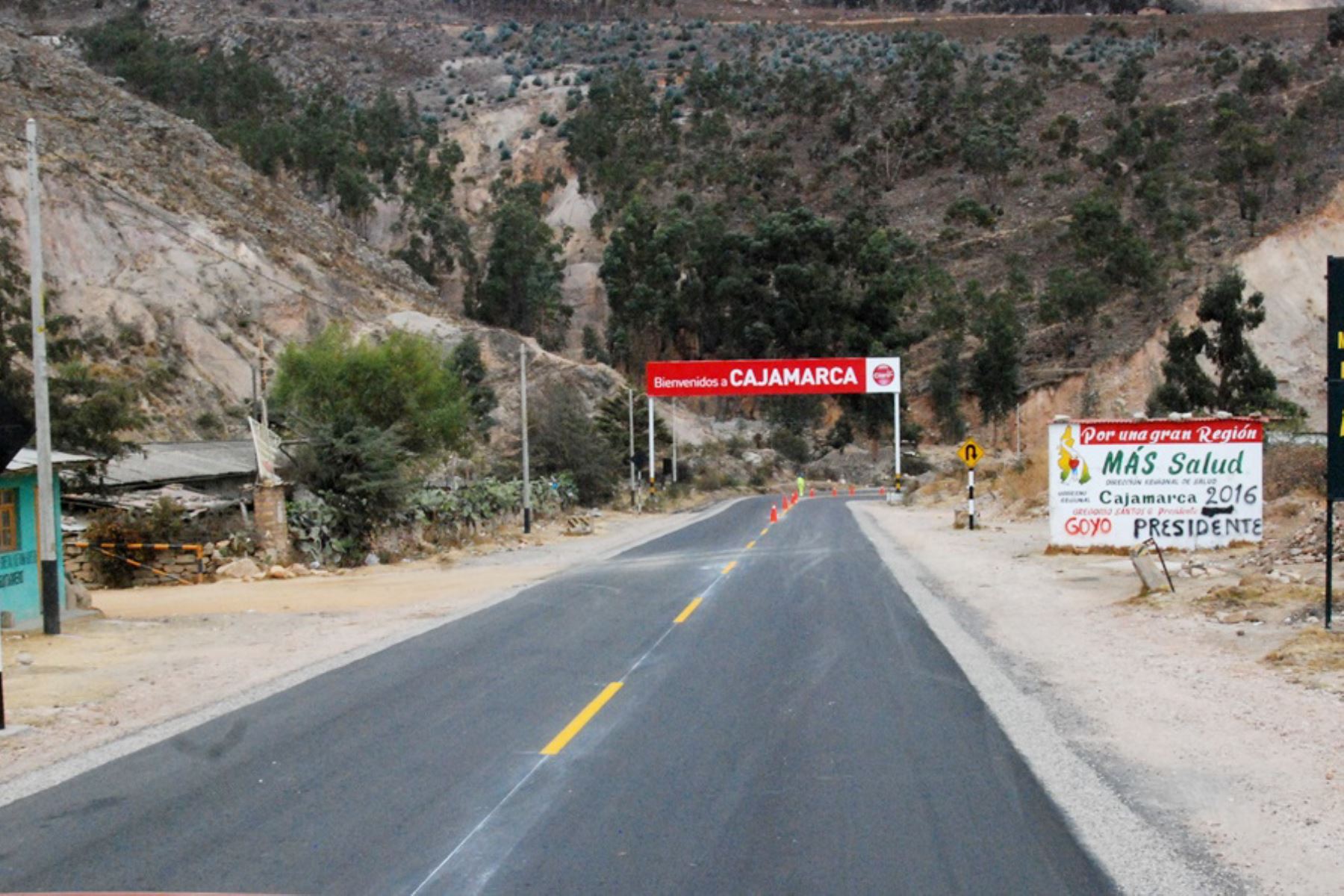 Carreteras de Cajamarca están en buen estado para recibir a turistas por carnaval. ANDINA/Eduard Lozano