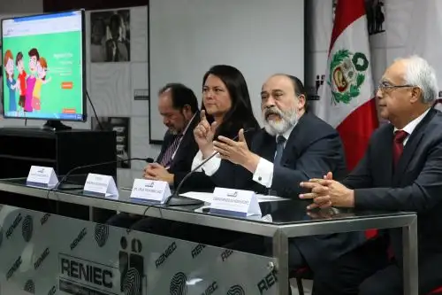 Presentación del Portal Ciudadano del Reniec. Foto: ANDINA/Héctor Vinces