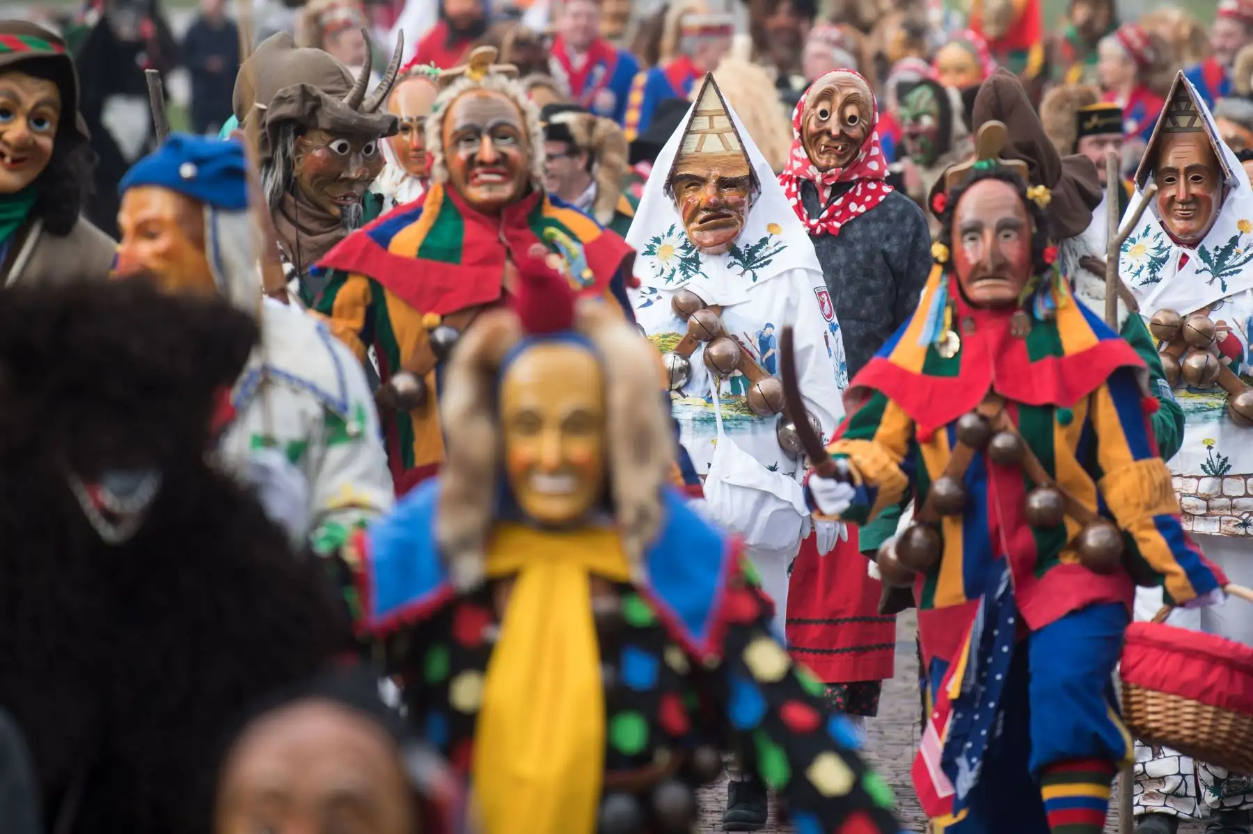 Celebraciones por el inicio del carnaval en Duesseldorf, Alemania. Foto: AFP