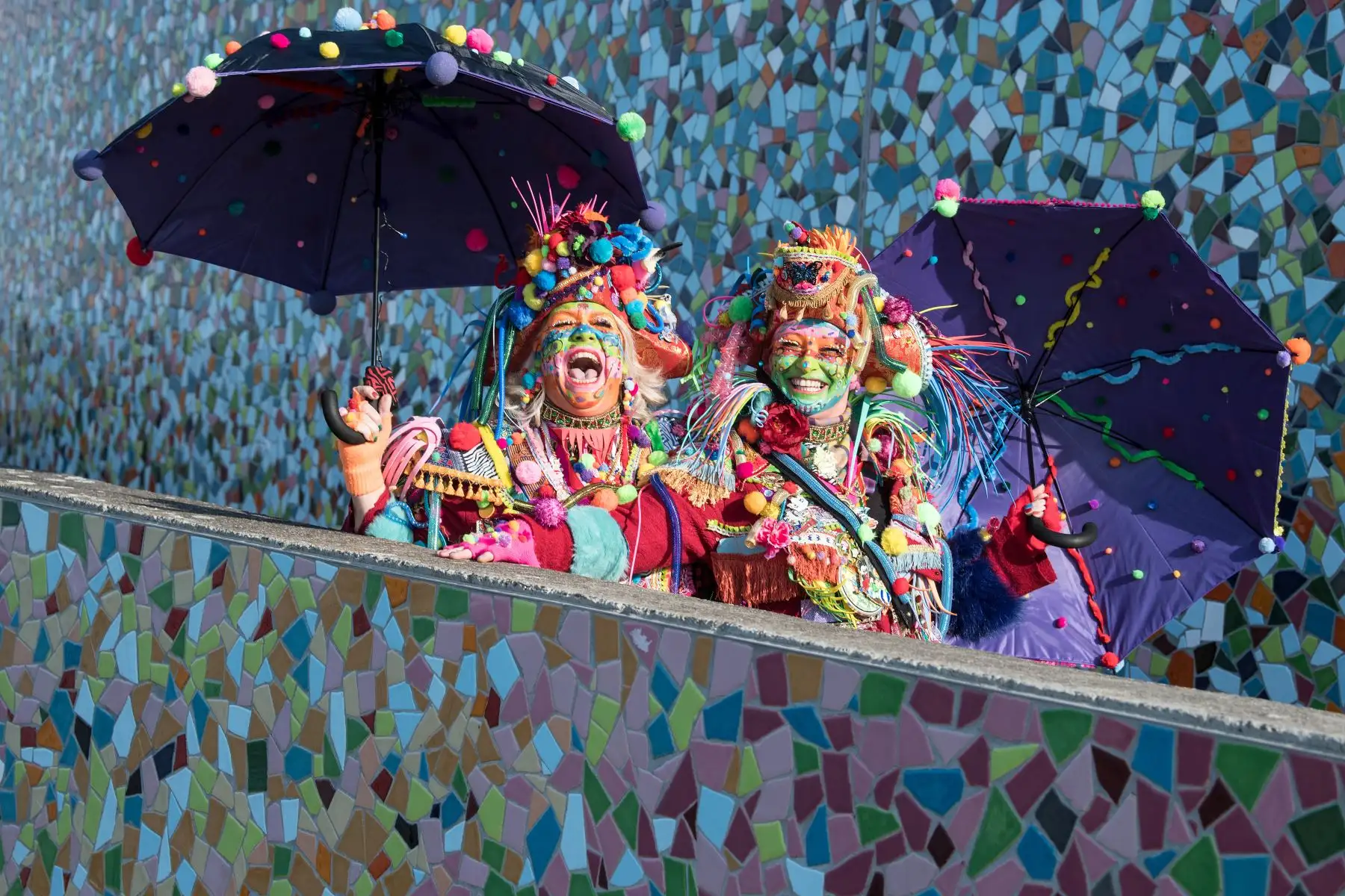 Celebraciones por el inicio del carnaval en Duesseldorf, Alemania. Foto: AFP