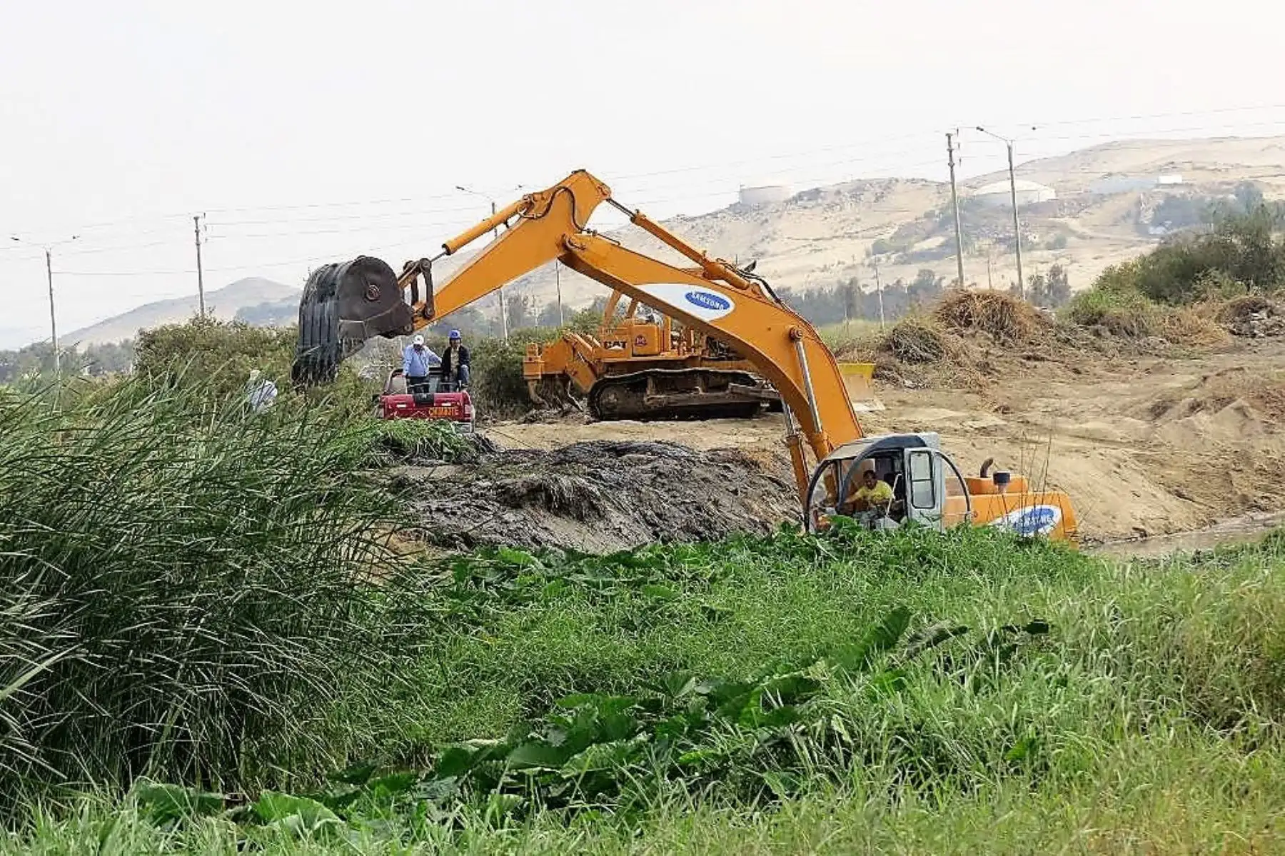 Entregan terrenos para obras de prevención en cuatro ríos de Áncash. ANDINA