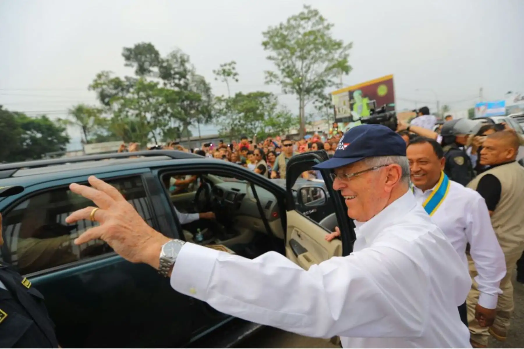 El Presidente de la República, Pedro Pablo Kuczynski, inaugura  línea eléctrica de transmisión en la región de San Martín. Foto: ANDINA/ Prensa Presidencia