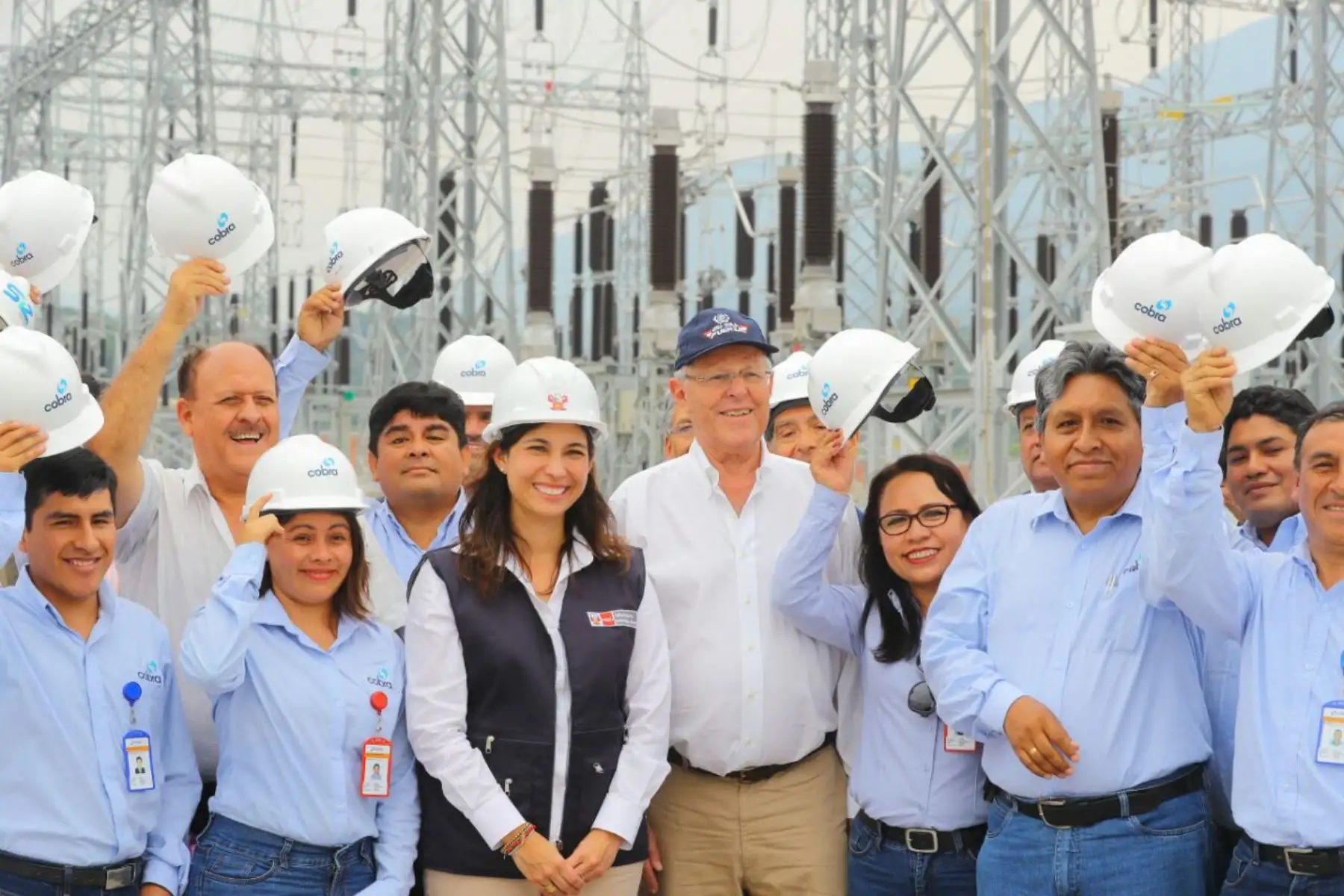 El Presidente de la República, Pedro Pablo Kuczynski, inaugura línea eléctrica de transmisión en la región de San Martín. Foto: ANDINA/ Prensa Presidencia