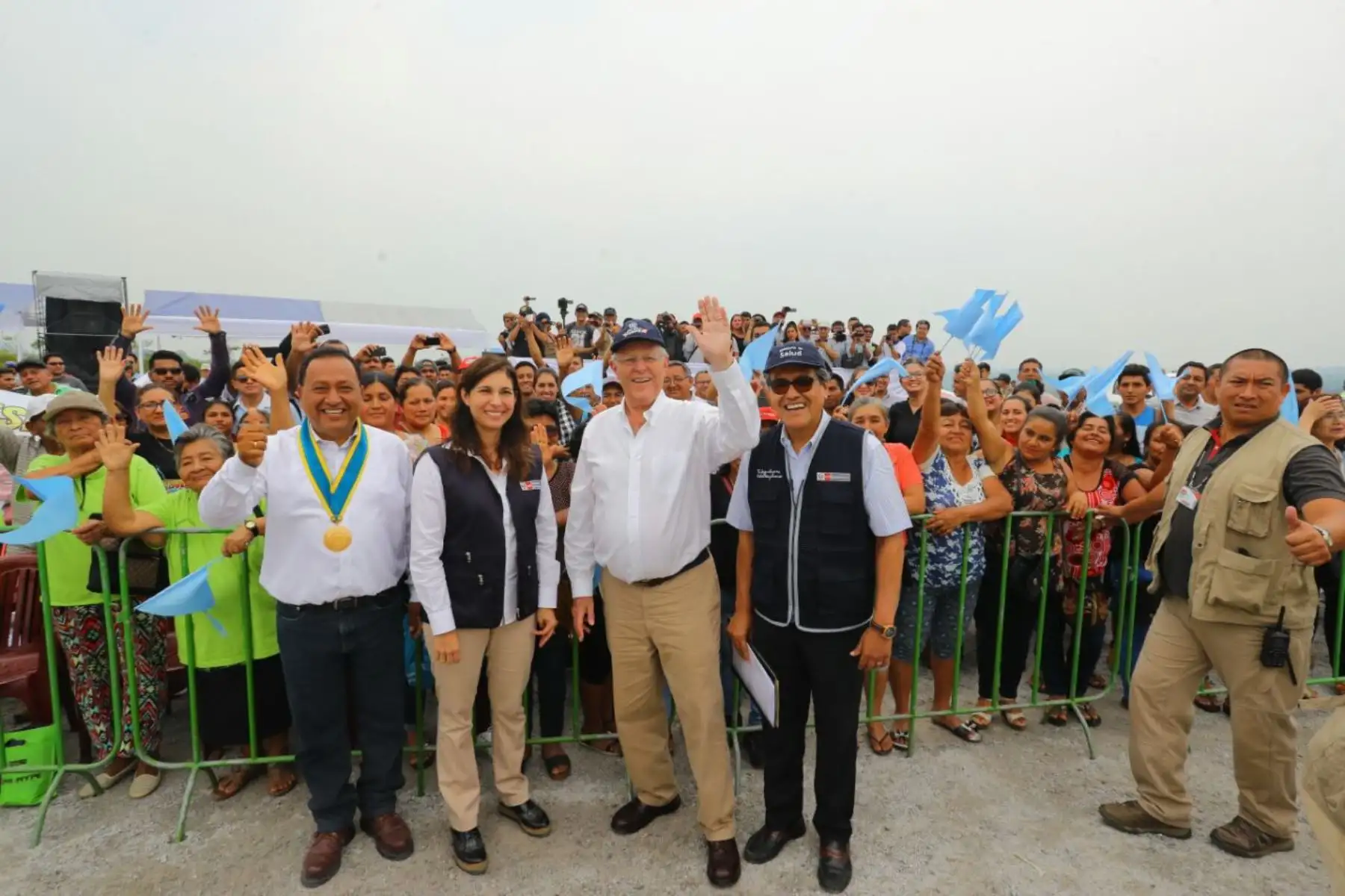 El Presidente de la República, Pedro Pablo Kuczynski, inaugura línea eléctrica de transmisión en la región de San Martín. Foto: ANDINA/ Prensa Presidencia