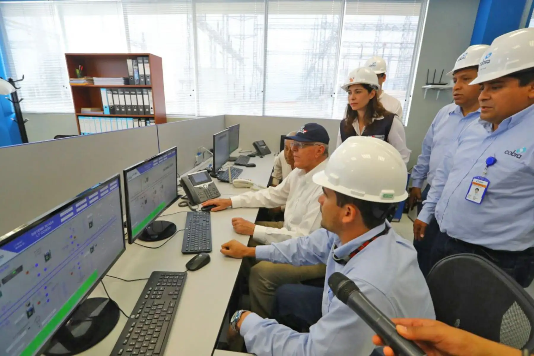 El Presidente de la República, Pedro Pablo Kuczynski, inaugura línea eléctrica de transmisión en la región de San Martín. Foto: ANDINA/ Prensa Presidencia