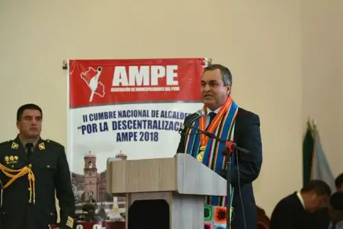 Vicente Romero praticipa en II Cumbre Nacional de la Descentralización del Perú. Foto: Difusión