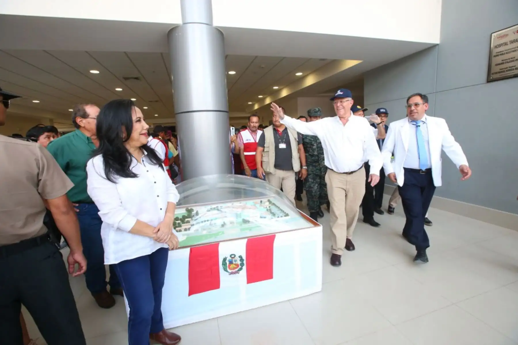 Presidente Kuczynski, supervisó los servicios de salud que se brindan a los pacientes en el Hospital Tarapoto de la región San Martín. Foto: ANDINA/ Prensa Presidencia