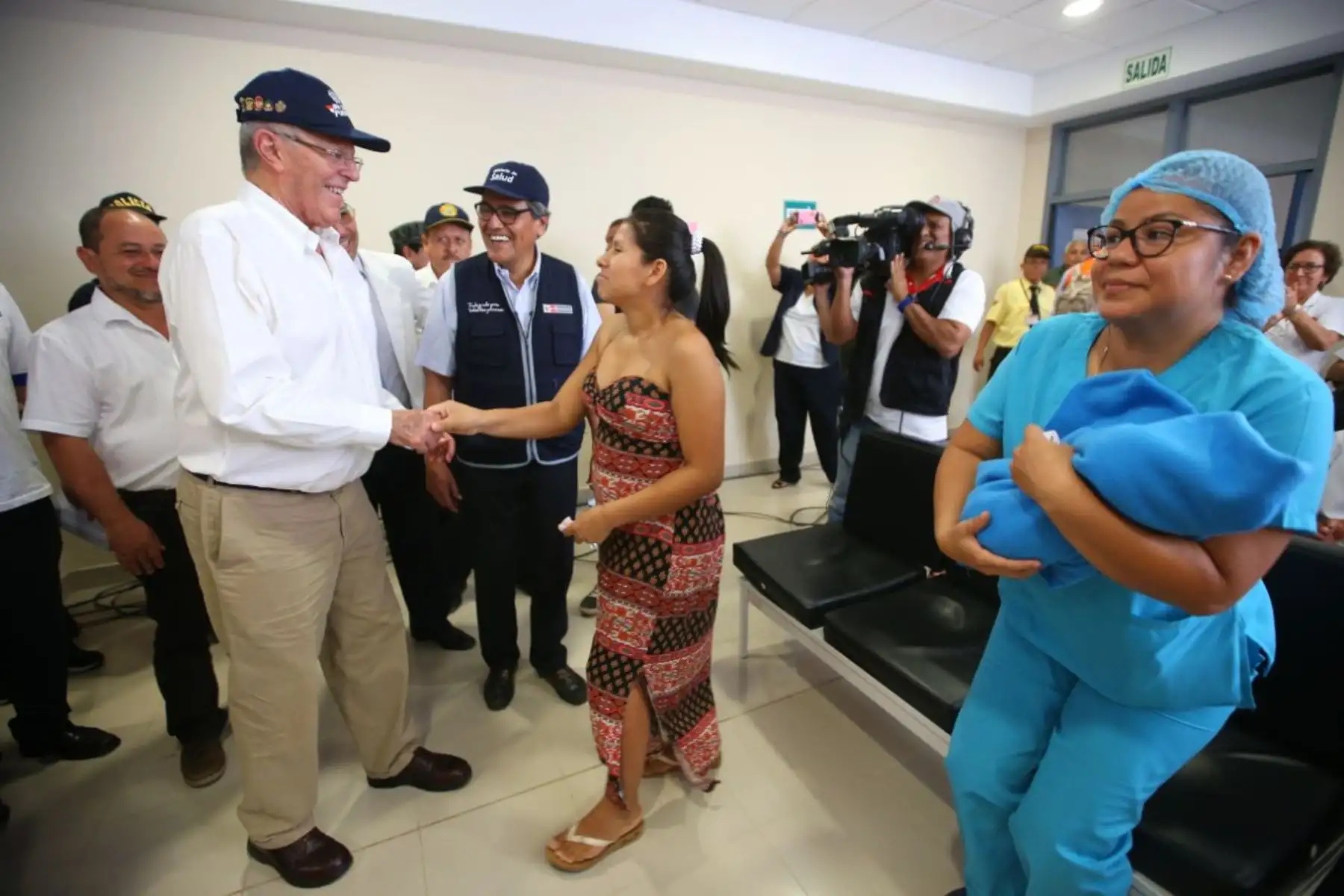 Presidente Kuczynski, supervisó los servicios de salud que se brindan a los pacientes en el Hospital Tarapoto de la región San Martín. Foto: ANDINA/ Prensa Presidencia