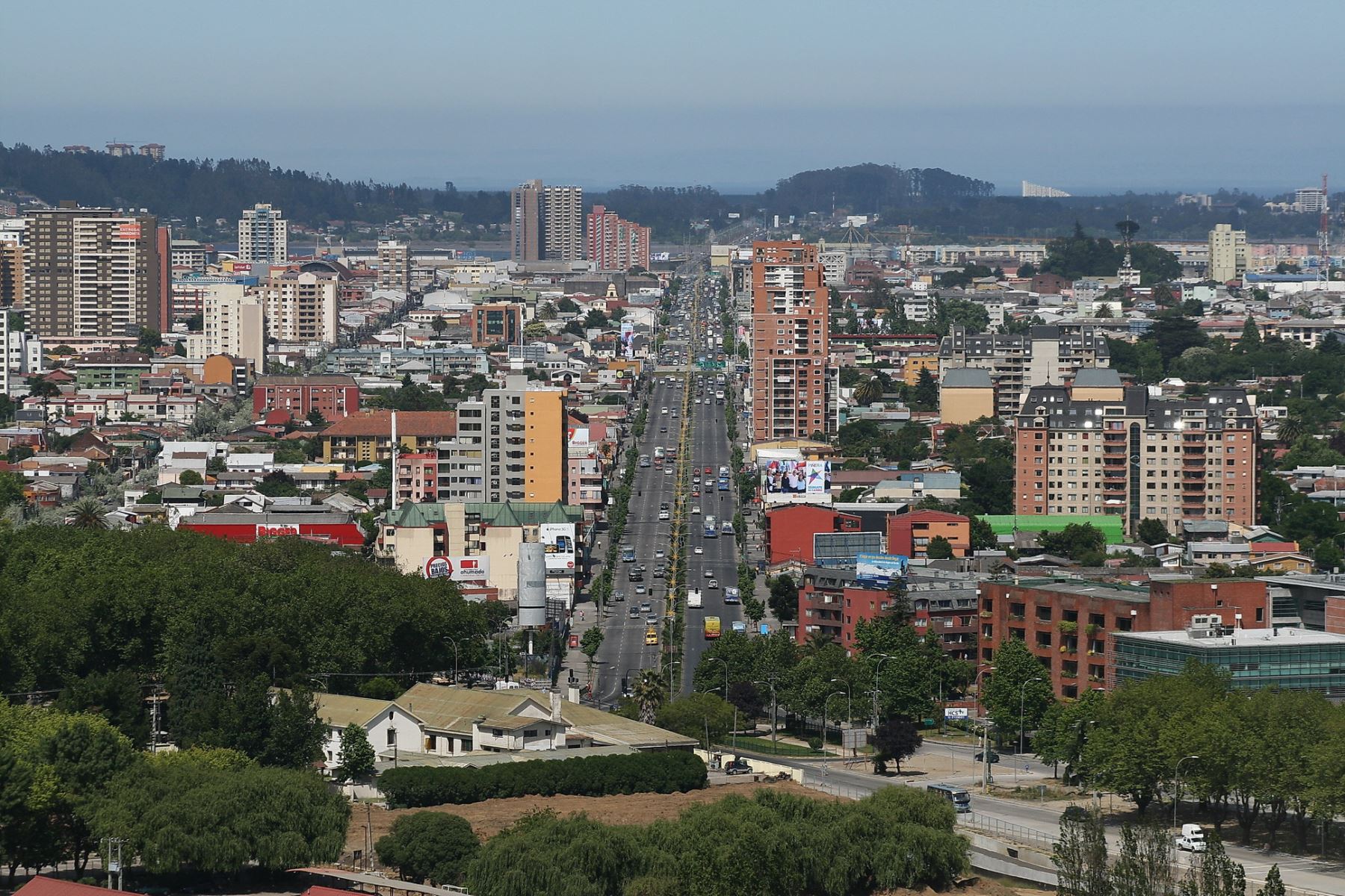 Concepción, capital de la región del Biobio, Chile. Foto: INTERNET/Medios