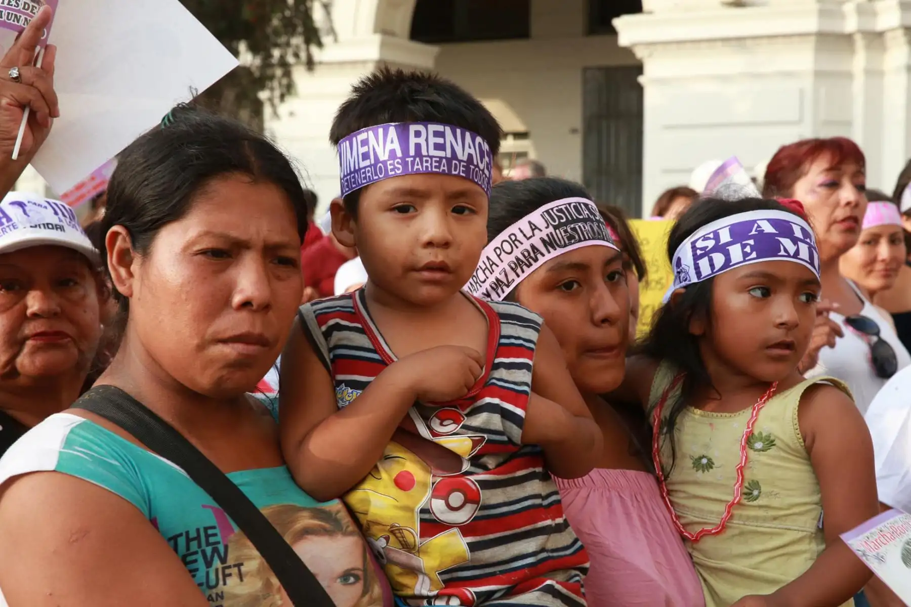 LIMA PERÚ - FEBRERO 08. Miles de personas salen a las calles en apoyo a la "Marcha Jimena renace". Foto: ANDINA/Jhony Laurente