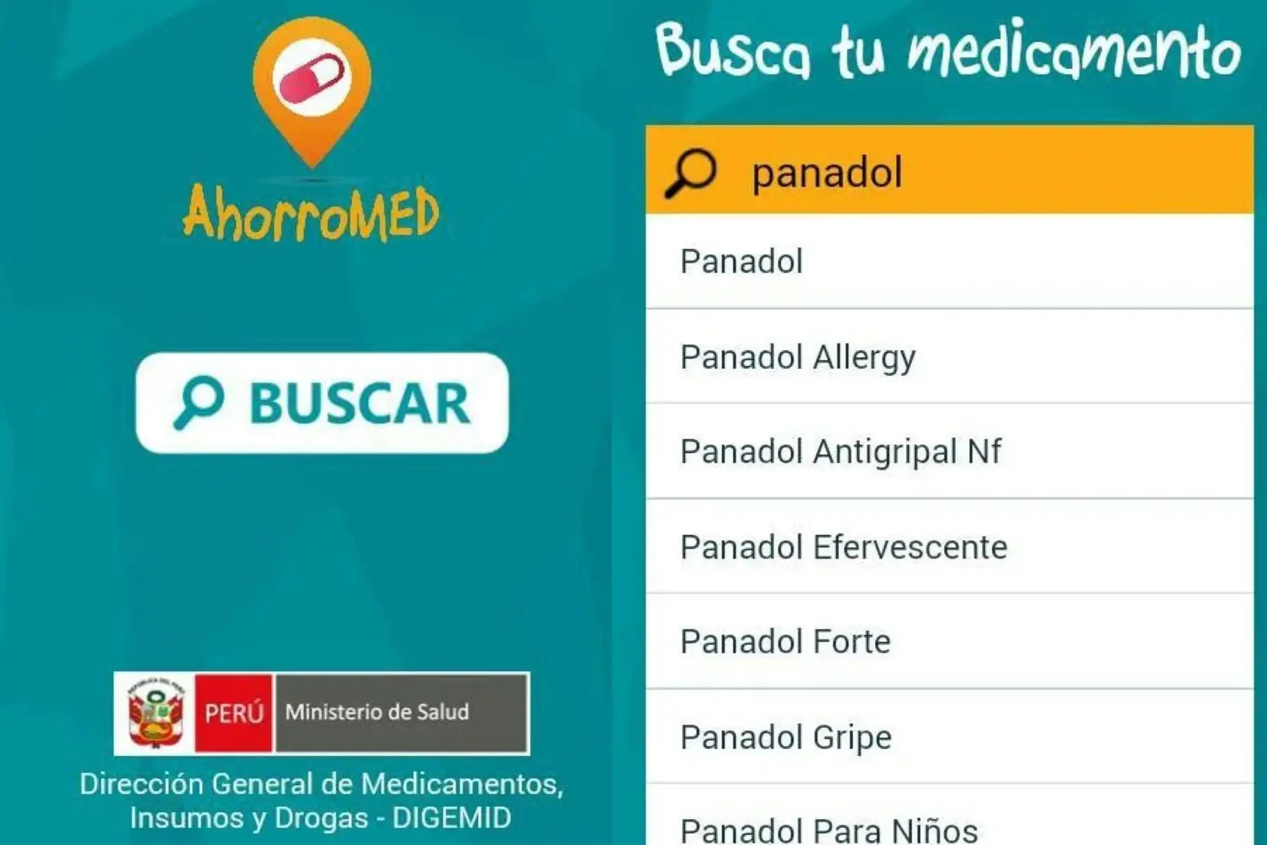 En caso de emergencias, el aplicativo AhorroMED para Android precisa información sobre los precios de los medicamentos y la ubicación de las farmacias más cercanas.