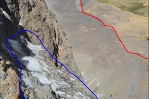 Retroceso glaciar amenaza a la Cordillera Chila, en Arequipa. ANDINA/Difusión