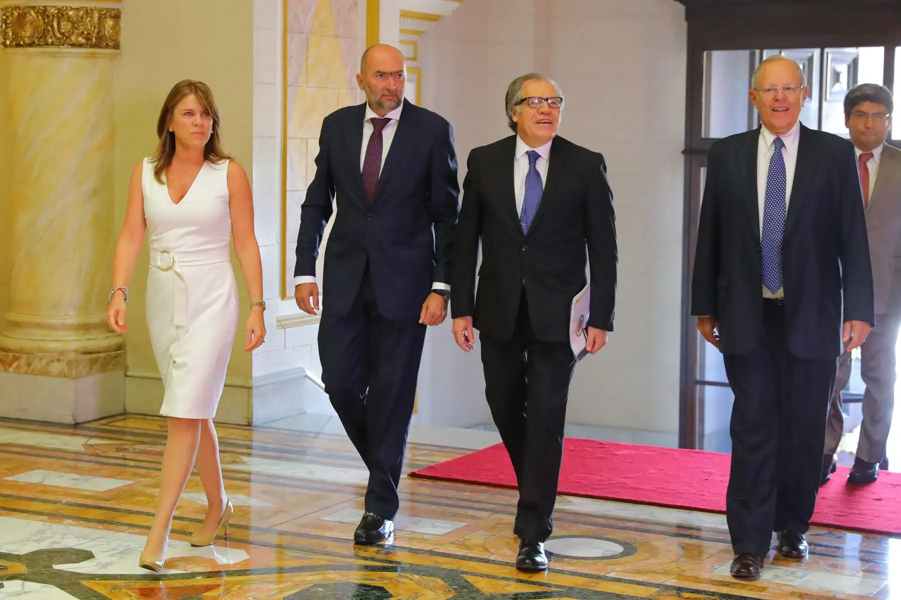 Presidente Kuczynski recibió en Palacio de Gobierno al secretario general de la OEA, Luis Almagro.Foto: ANDINA/ Prensa Presidencia