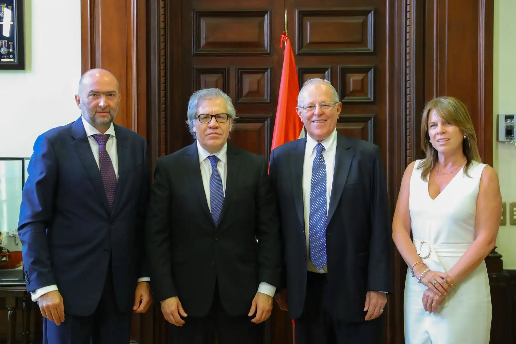 Presidente Kuczynski recibió en Palacio de Gobierno al secretario general de la OEA, Luis Almagro.Foto: ANDINA/ Prensa Presidencia