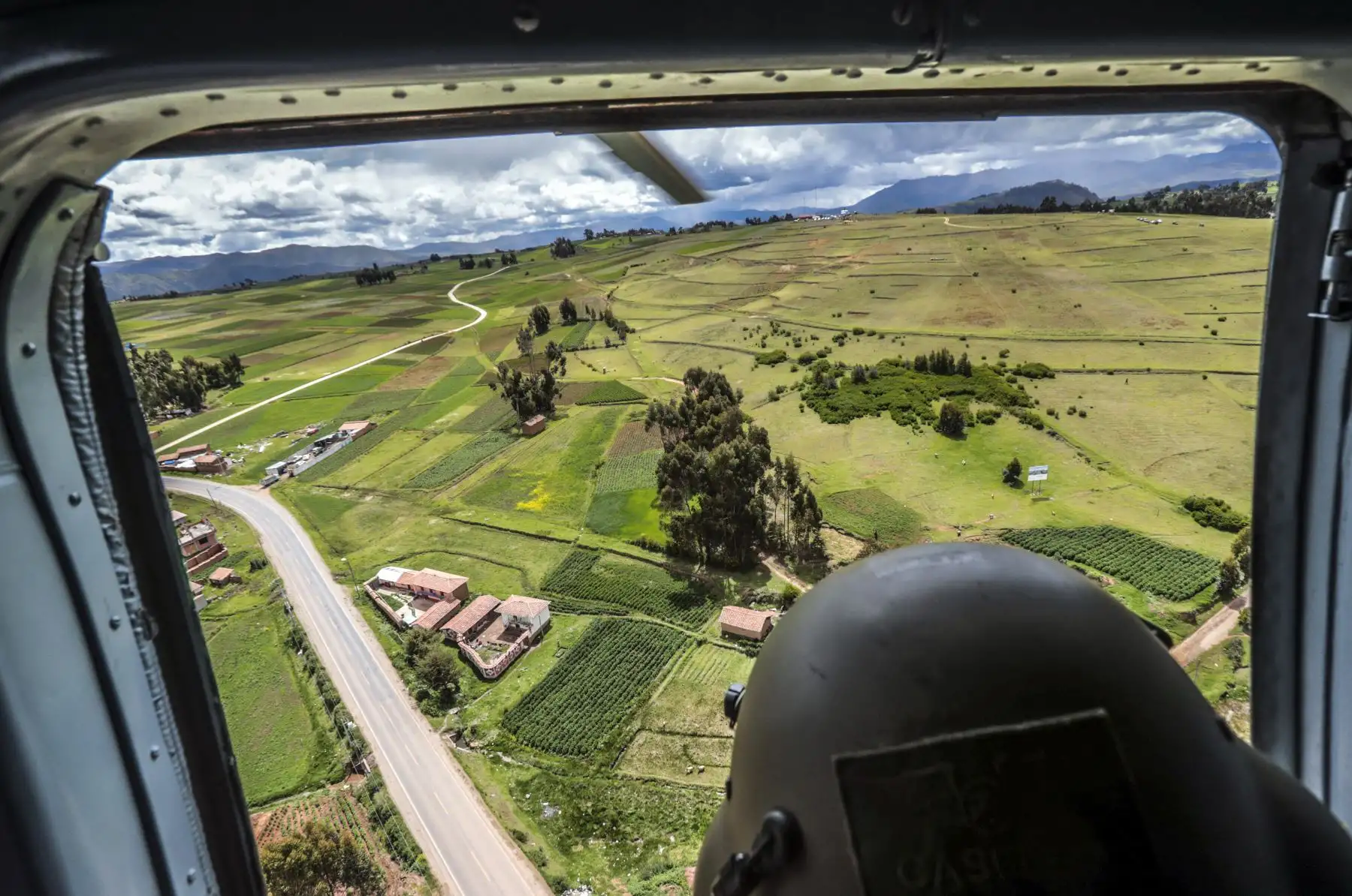 Lugar donde se construirá el nuevo Aeropuerto Internacional de Chinchero, en el Cusco. Foto: ANDINA/ MTC