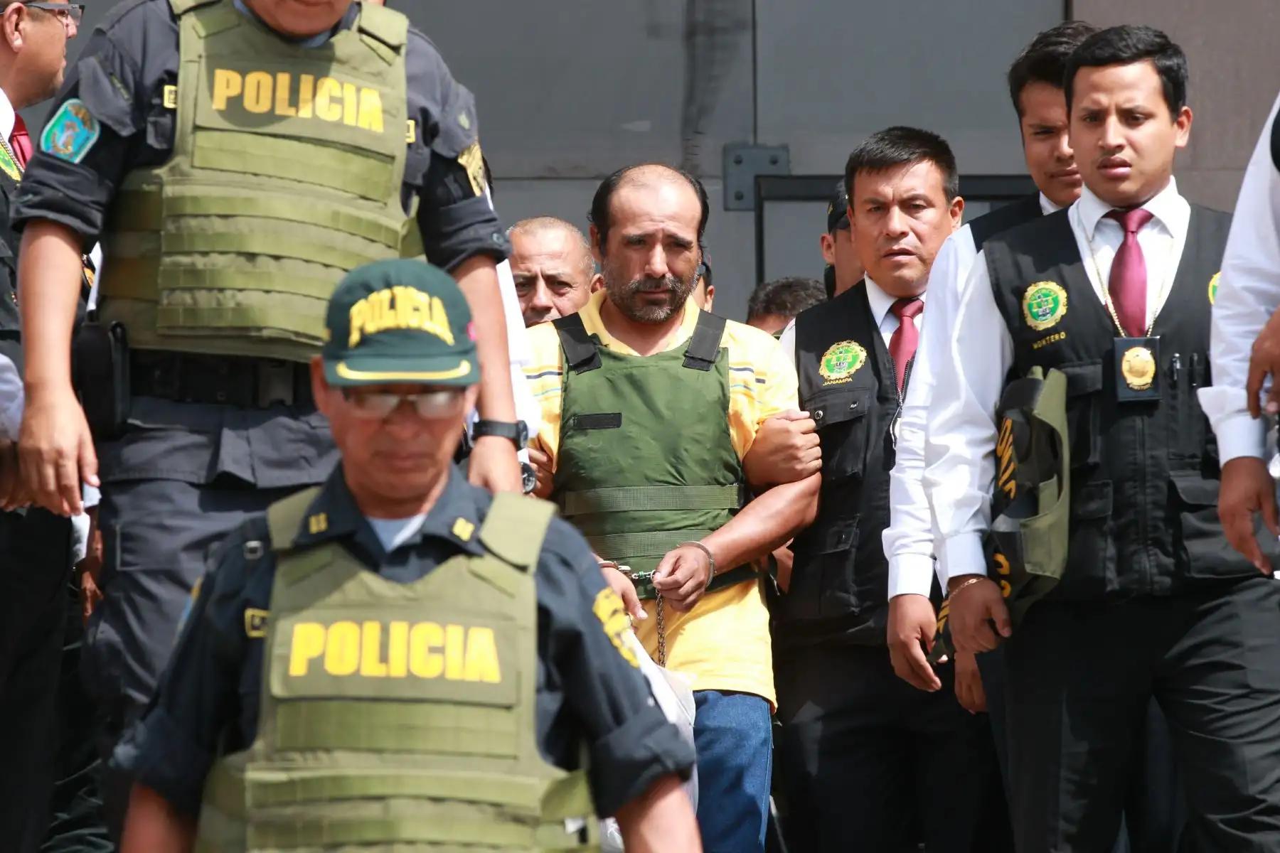 LIMA- PERÚ- FEBRERO 11. Poder Judicial dicta nueve meses de prisión preventiva para César Augusto Alva Mendoza, violador y asesino confeso de una niña de 11 años en el distrito de San Juan de Lurigancho. Foto: ANDINA/Dante Zegarra