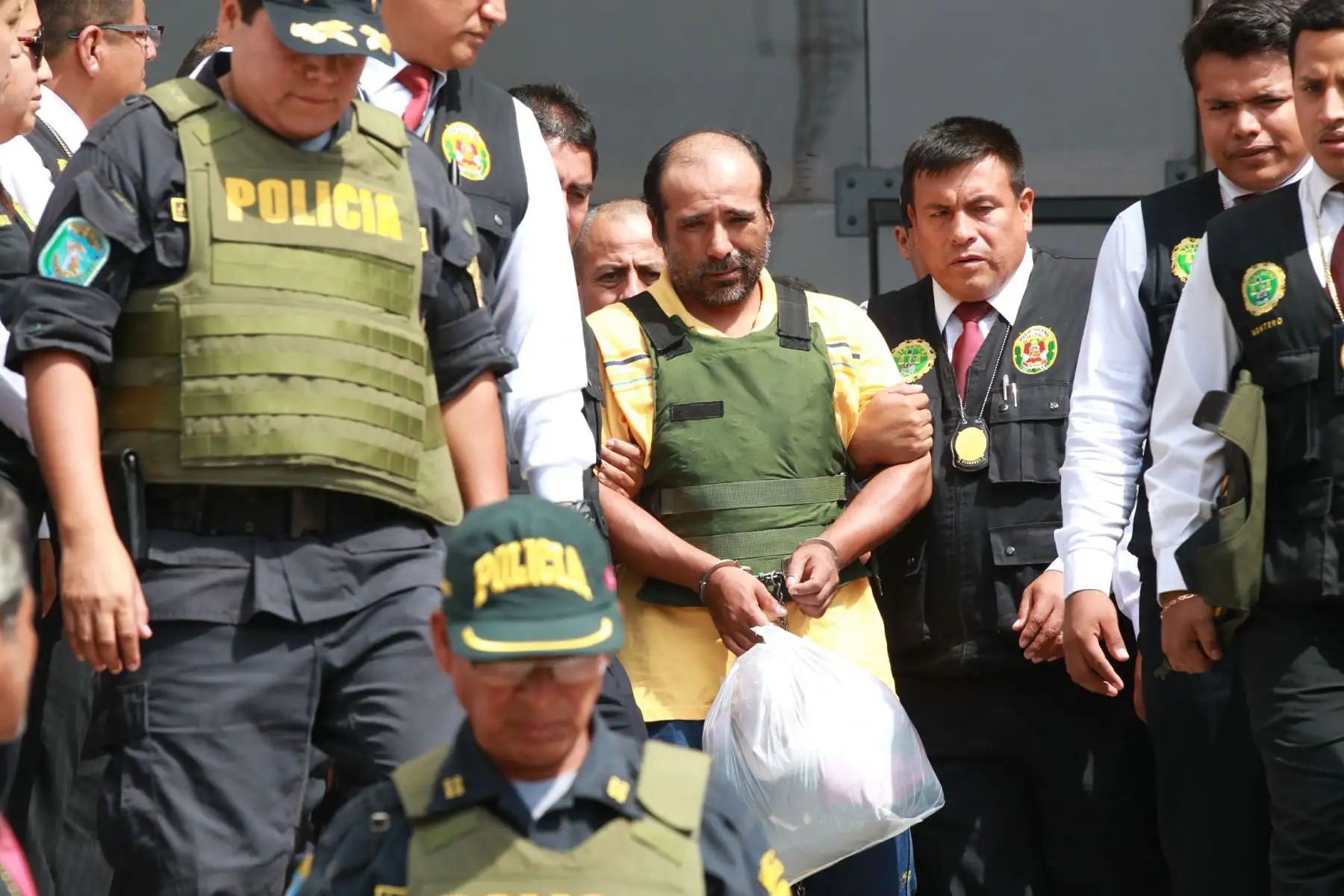 Trasladan a prisión preventiva a César Augusto Alva Mendoza, acusado de horrible crimen de niña de 11 años en SJL. Foto:ANDINA/Dante Zegarra