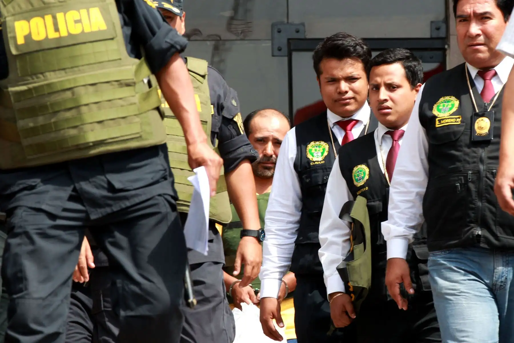 LIMA- PERÚ- FEBRERO 11. Poder Judicial dicta nueve meses de prisión preventiva para César Augusto Alva Mendoza, violador y asesino confeso de una niña de 11 años en el distrito de San Juan de Lurigancho. Foto: ANDINA/Dante Zegarra
