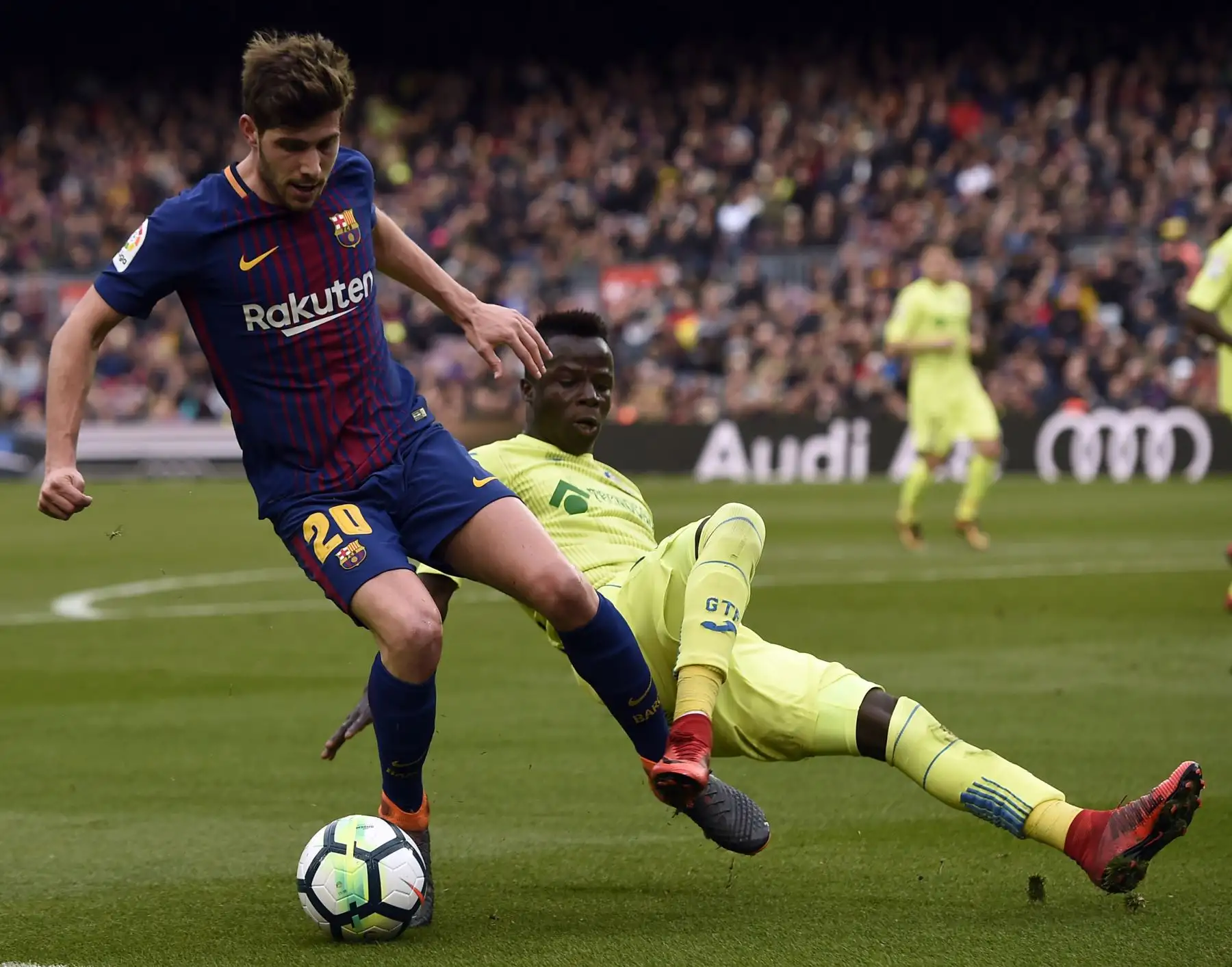 Barcelona empata a cero goles con el Getafe. Foto: AFP