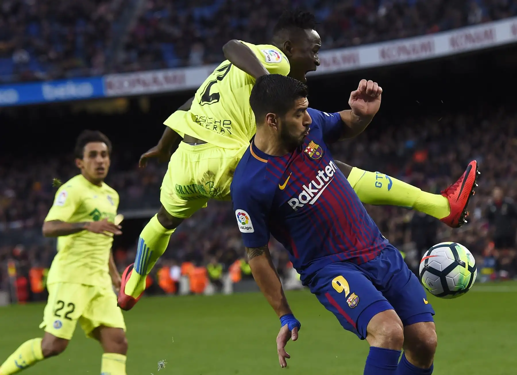 Barcelona empata a cero goles con el Getafe. Foto: AFP