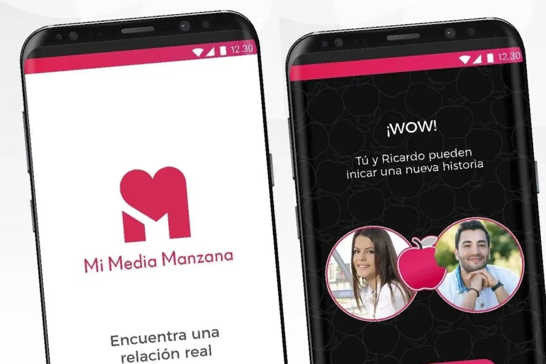 Mi Media Manzana. Con un millón de usuarios registrados, la aplicación encuentra las de las características personales de un usuario con sus intereses amorosos.