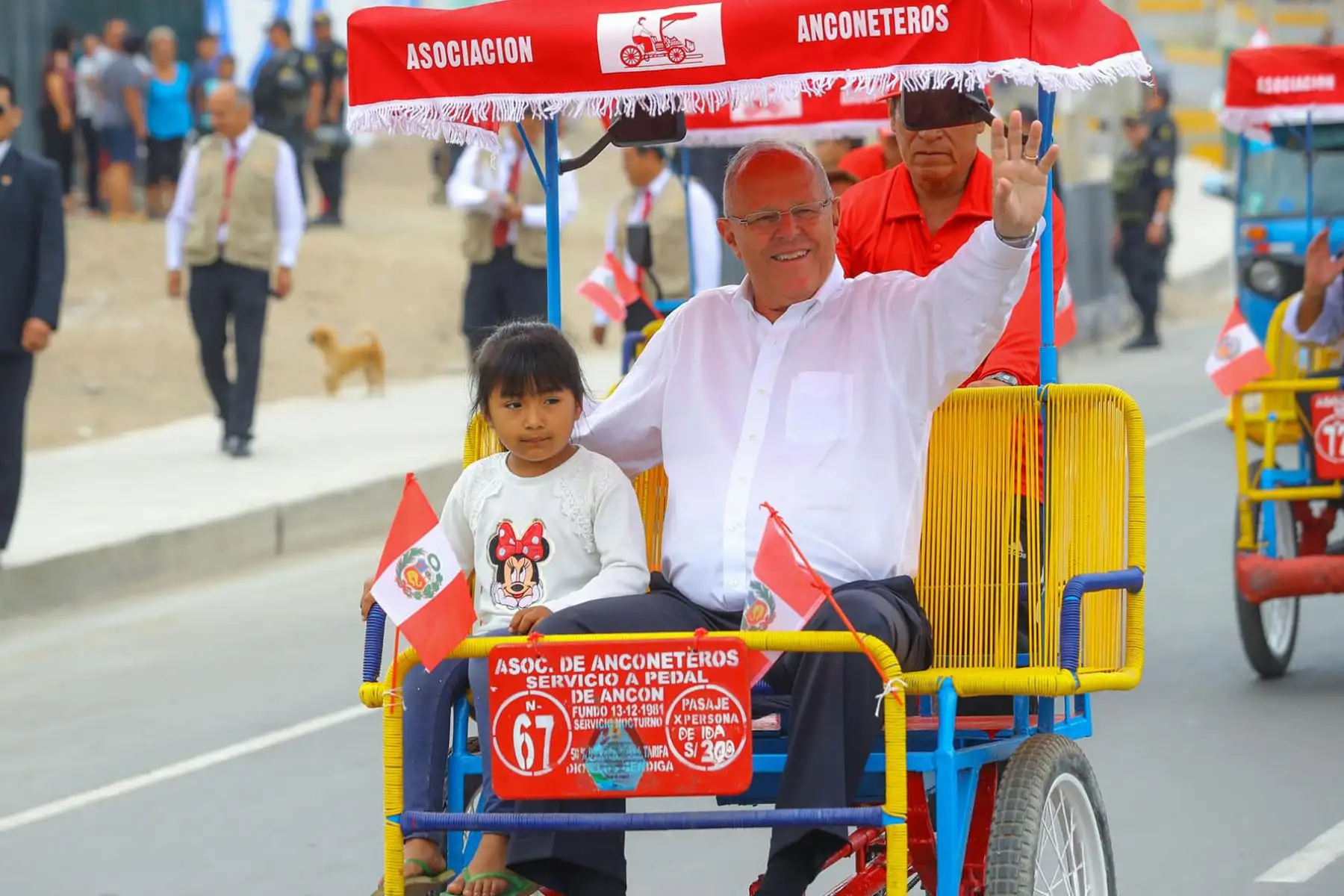 LIMA-PERÚ-FEBRERO-13. Presidente Pedro Pablo Kuczynski inaugura obras de pistas y veredas en el distrito de Ancón. Foto: ANDINA/Prensa Presidencia