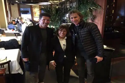 Gareca y Simeone se reunieron en Madrid (Twitter selección peruana)