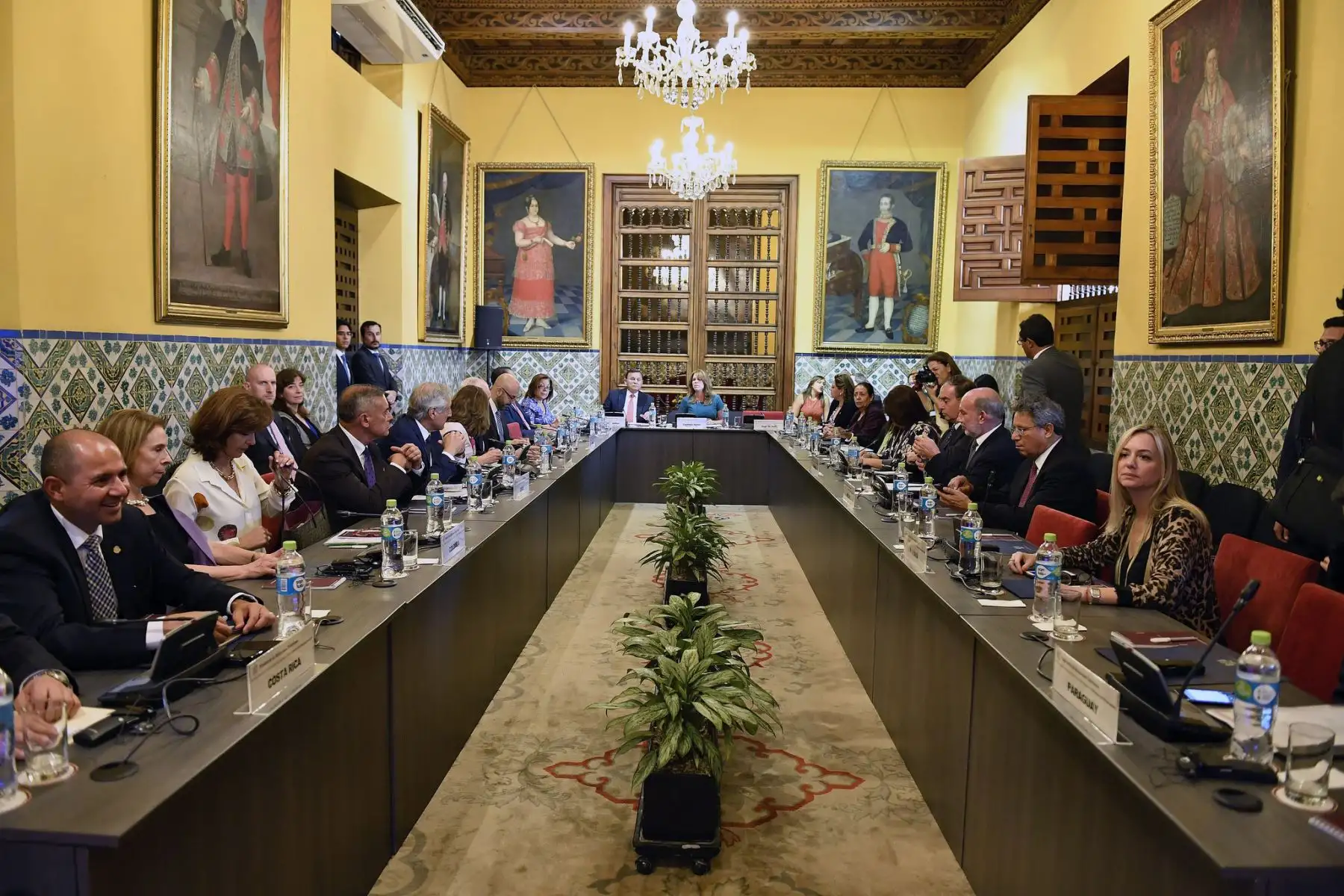 LIMA--PERÚ-FEBRERO-13. V Reunión del Grupo de Lima , en la sede de Palacio de Torre Tagle, se reunieron los Cancilleres y representantes de cada país que conforman el Grupo de Lima.Foto: ANDINA/MRE