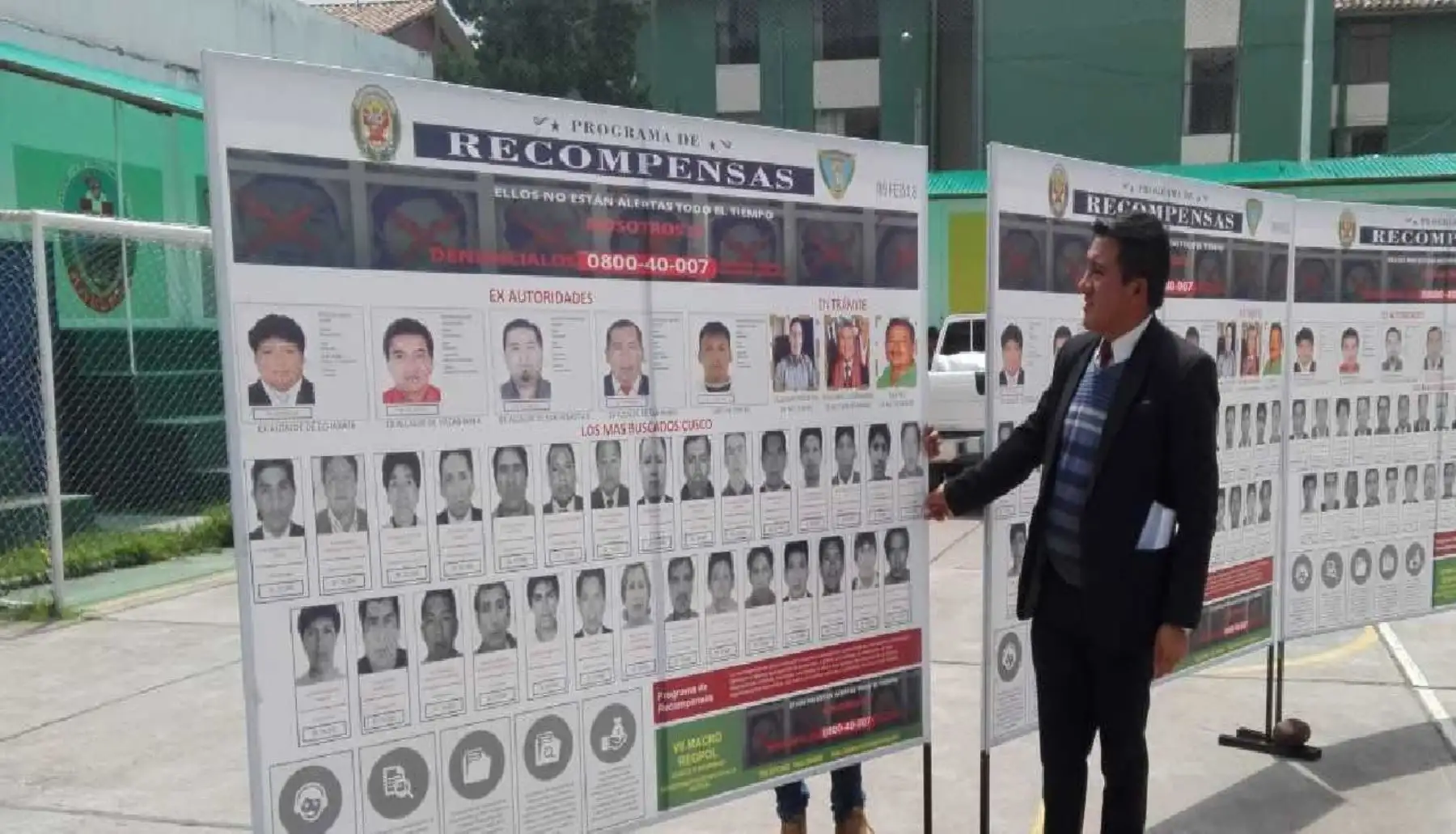 Banners serán colocados en lugres de masiva influencia y locales de administración de justicia, como el Palacio de Justicia, Ministerio Púbico;  aeropuerto, terminal terrestre y otros.